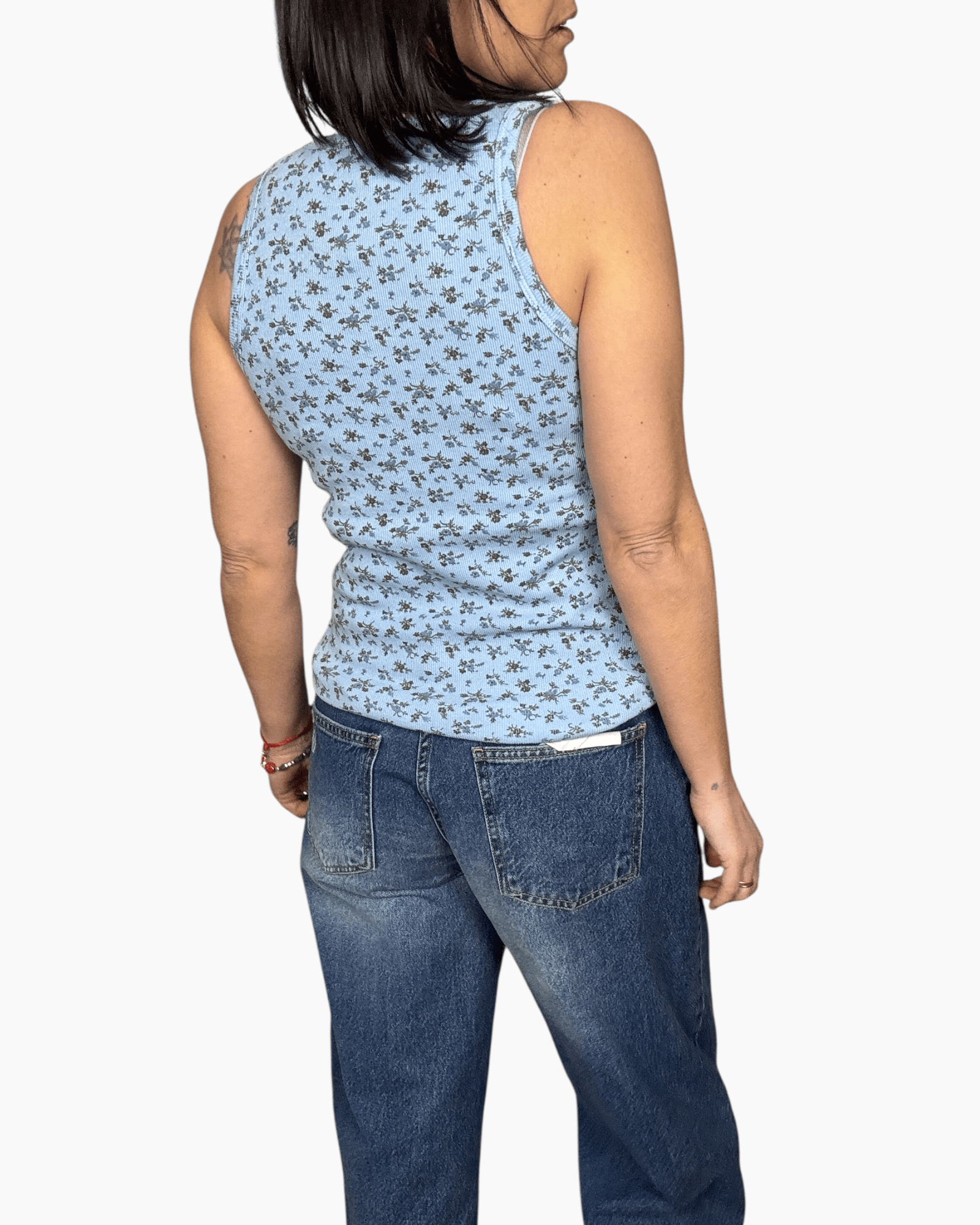 TOP A FIORI SUSY MIX - XE BLU ABBIGLIAMENTO