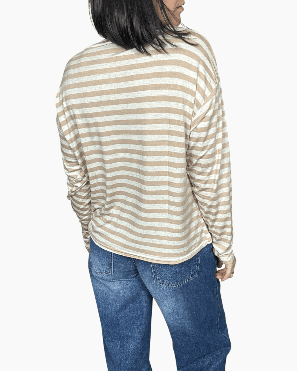 MAGLIETTA RIGATA A SCATOLA SUSY MIX - XE BLU ABBIGLIAMENTO