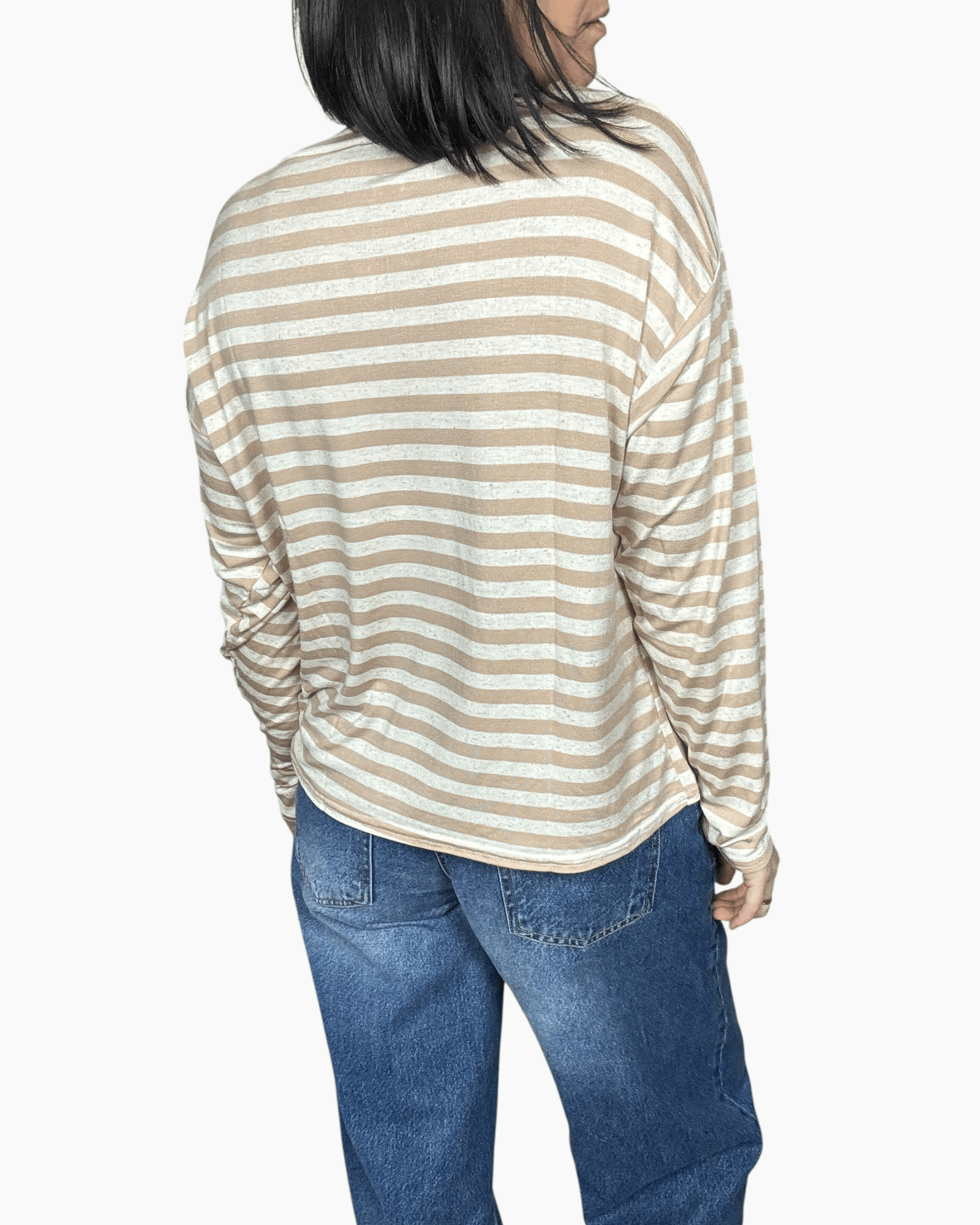 MAGLIETTA RIGATA A SCATOLA SUSY MIX - XE BLU ABBIGLIAMENTO