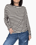 MAGLIETTA RIGATA A SCATOLA SUSY MIX - XE BLU ABBIGLIAMENTO