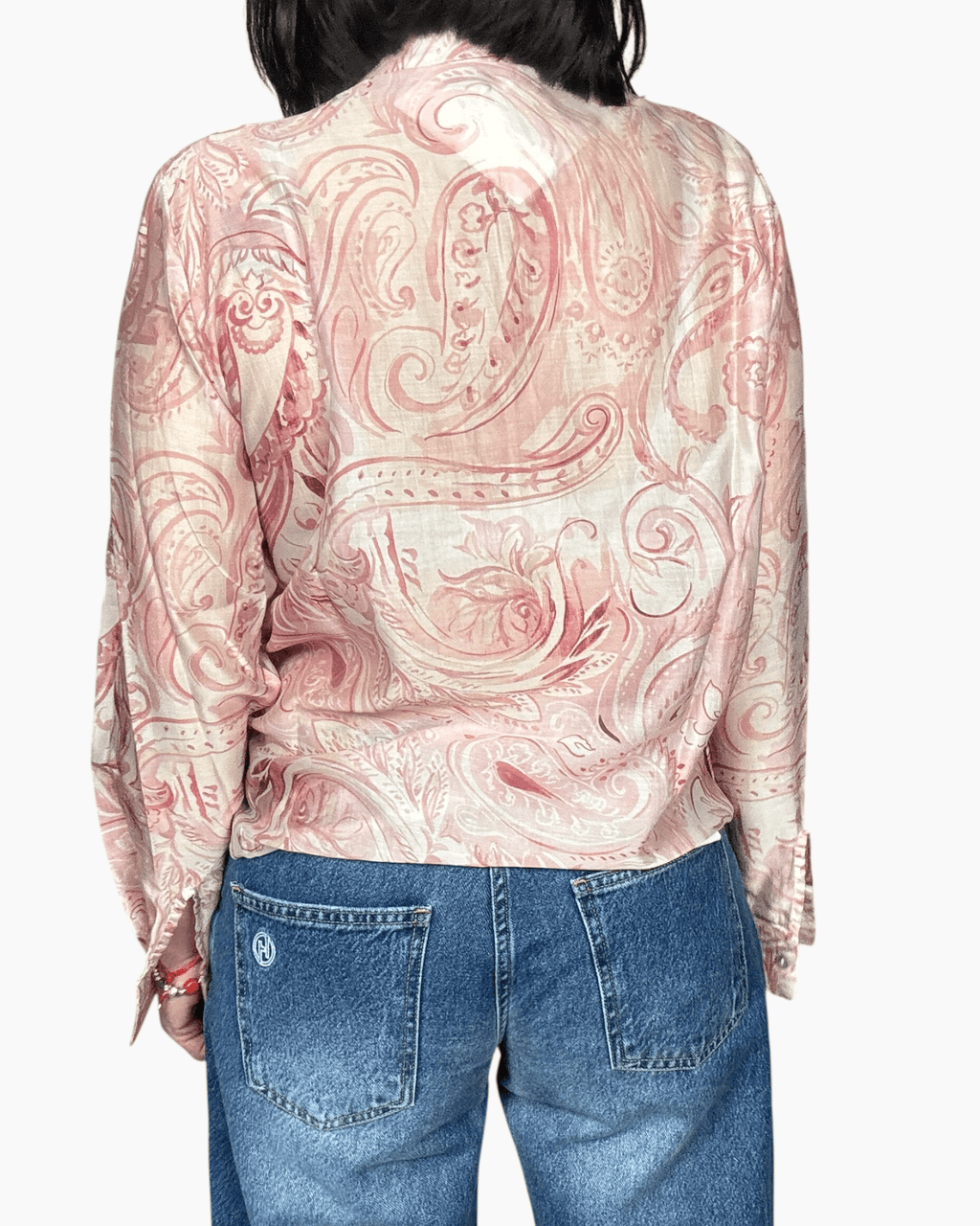 CAMICIA A FANTASIA ASTRATTA SUSY MIX - XE BLU ABBIGLIAMENTO