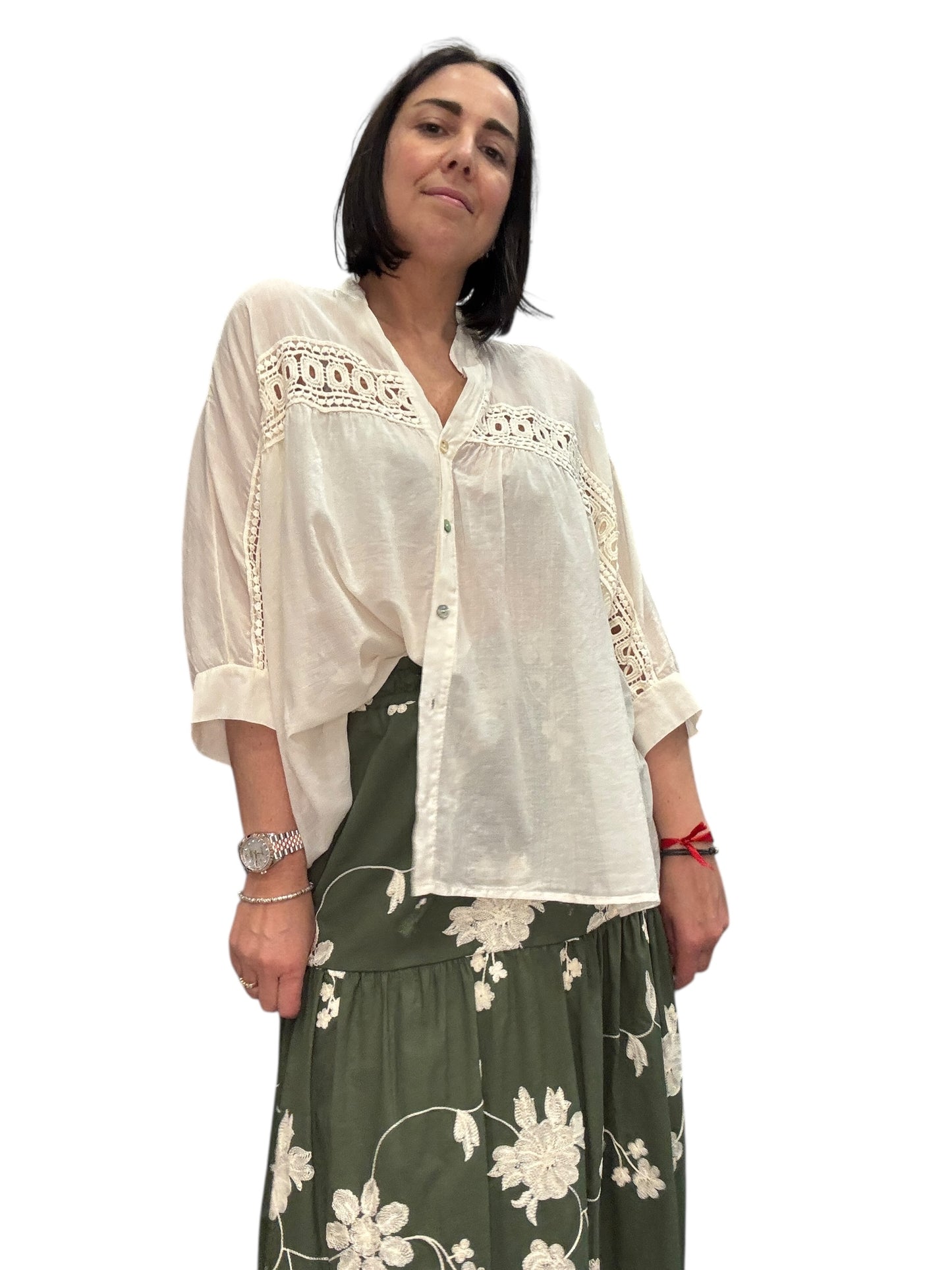 CAMICIA MANICA A KIMONO OVER SUSY MIX