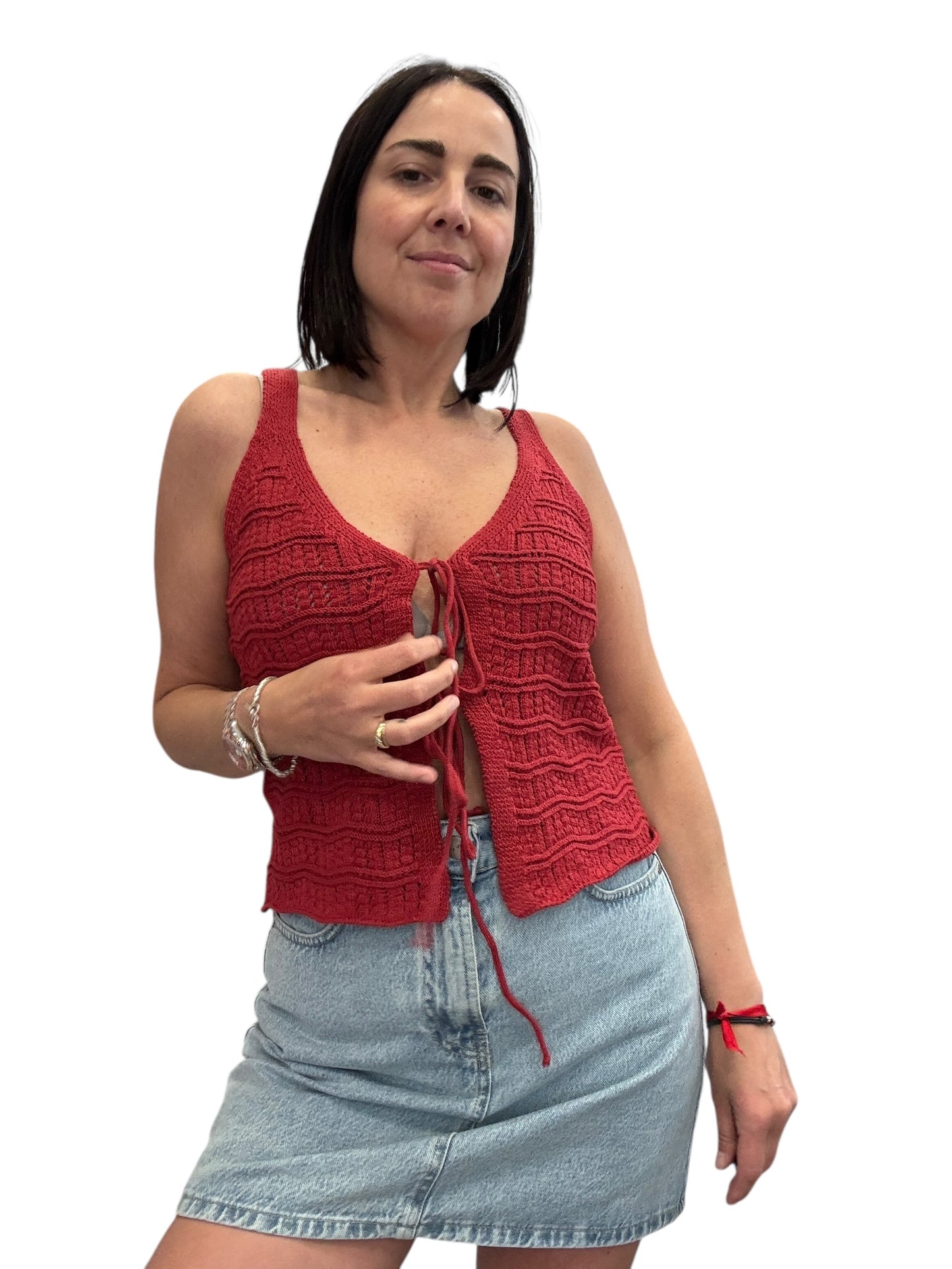 TOP CROCHET ALLACCIATO VICOLO
