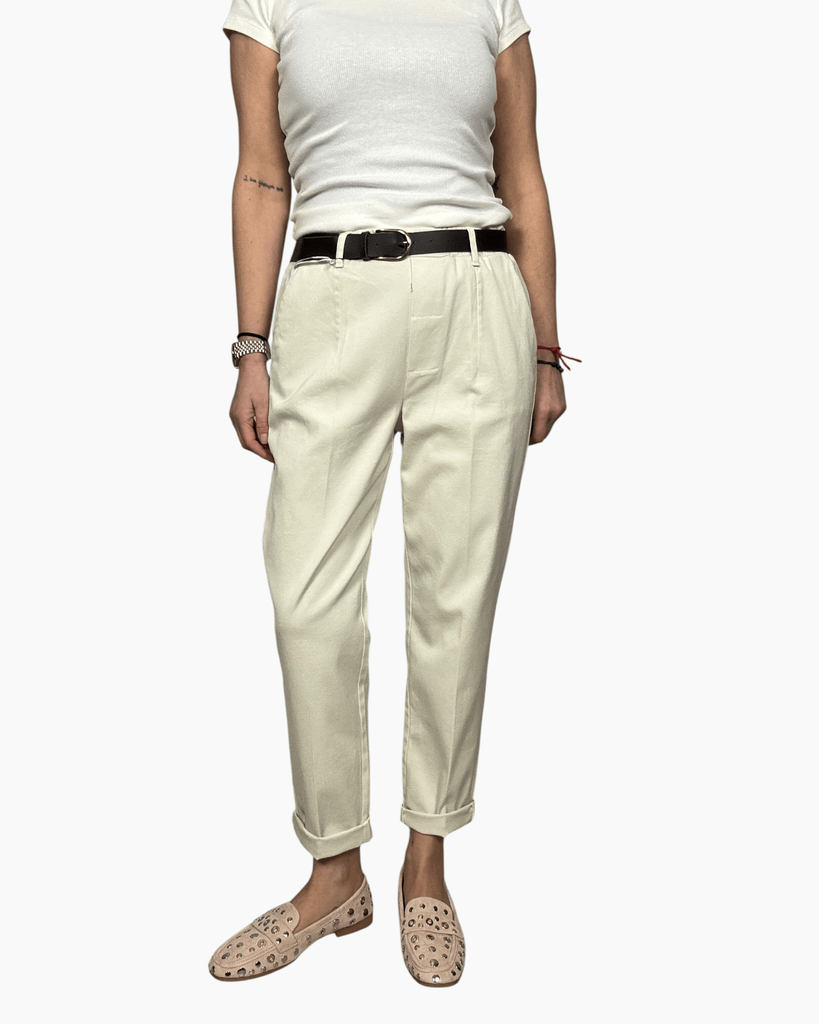 PANTALONE A GAMBA ASCIUTTA SUSY MIX - XE BLU ABBIGLIAMENTO