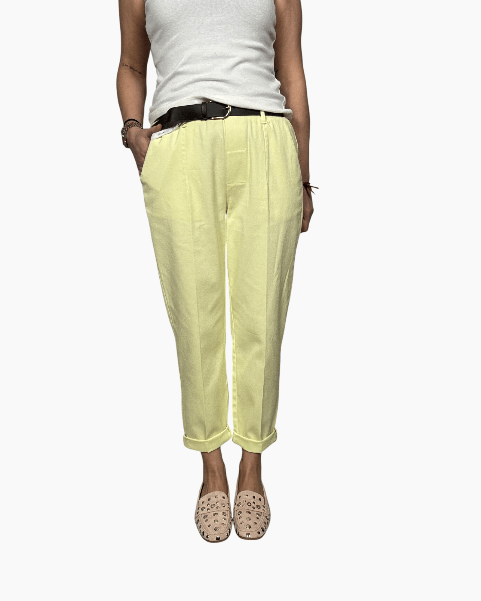 PANTALONE A GAMBA ASCIUTTA SUSY MIX - XE BLU ABBIGLIAMENTO