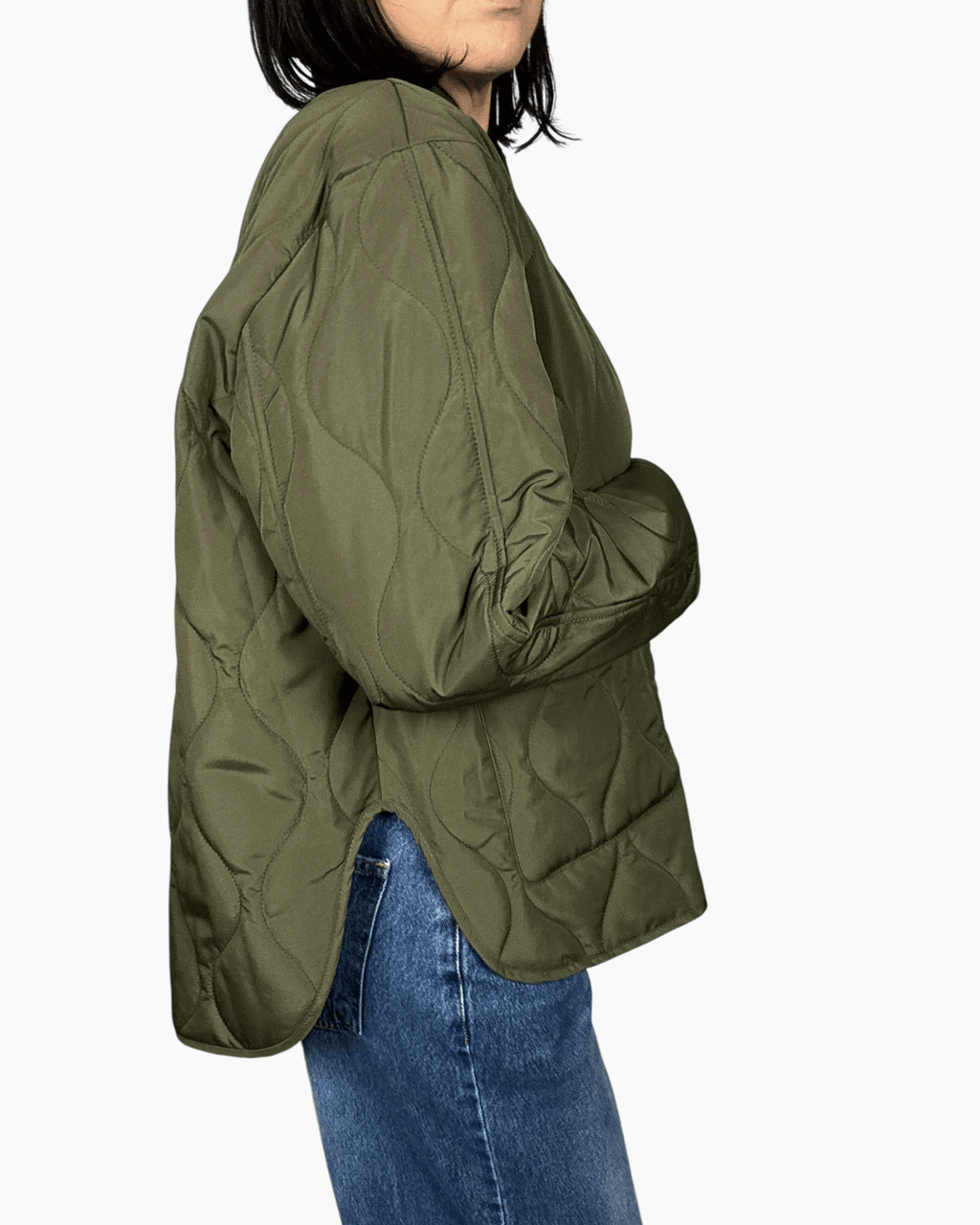 GIUBBINO TRAPUNTATO LUNGO SUSY MIX - XE BLU ABBIGLIAMENTO