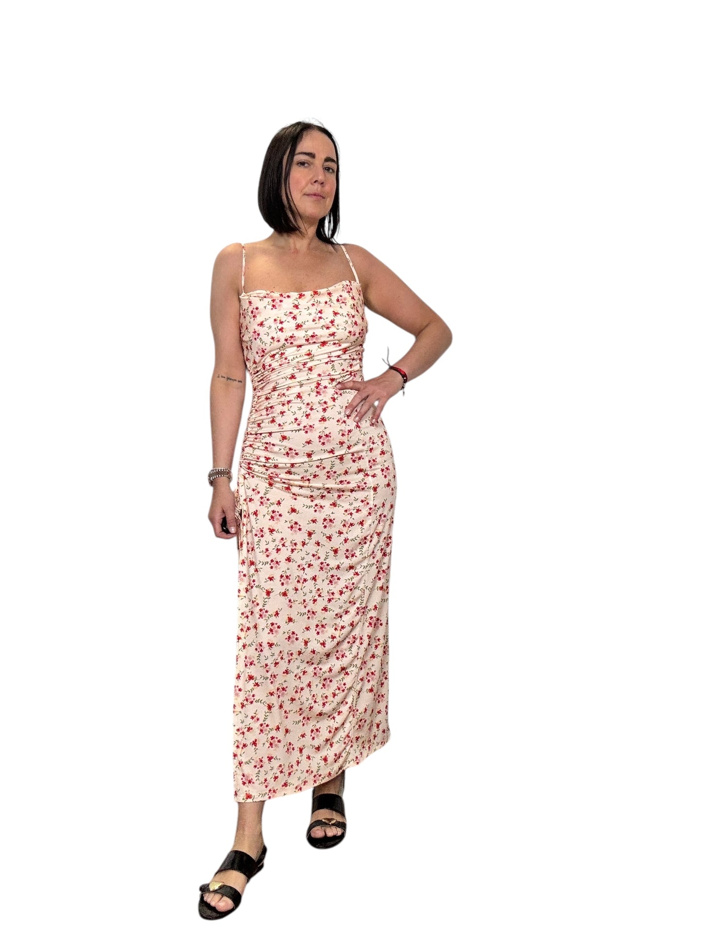 ABITO DRAPPEGGIO LATERALE SUSY MIX
