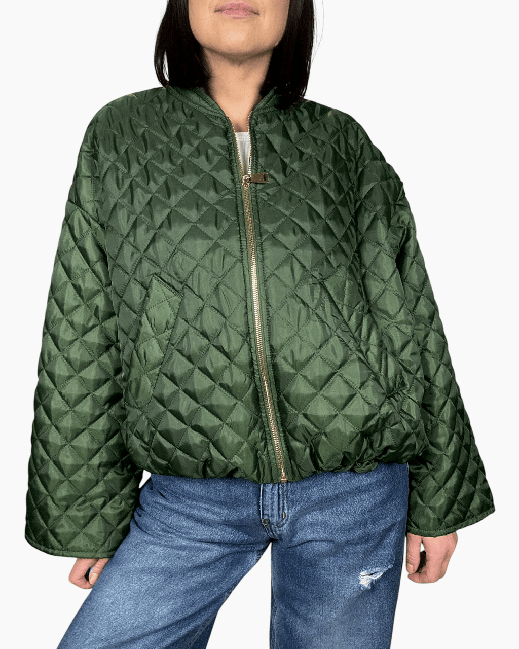 GIUBBINO TRAPUNTATO CORTO SUSY MIX - XE BLU ABBIGLIAMENTO