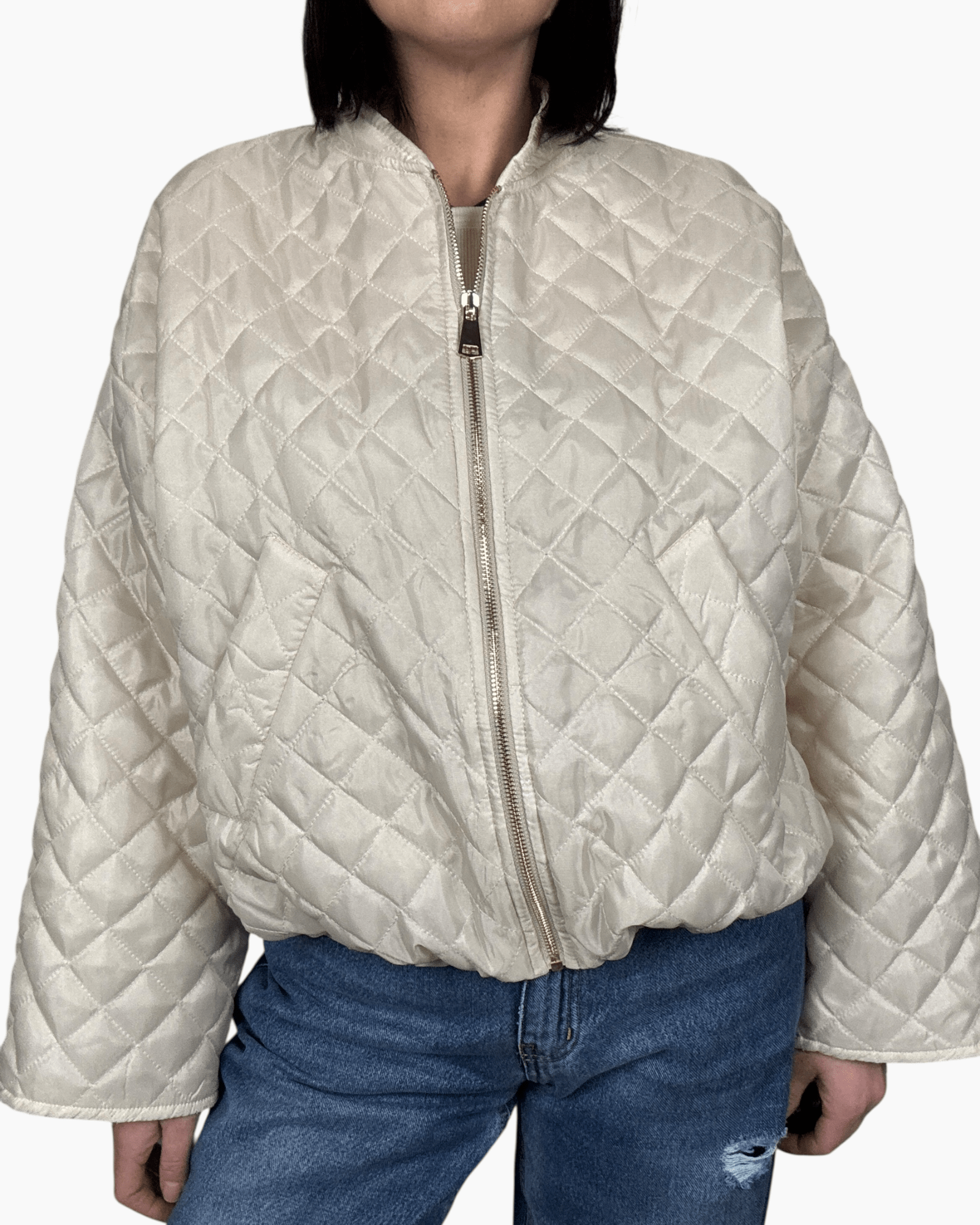 GIUBBINO TRAPUNTATO CORTO SUSY MIX - XE BLU ABBIGLIAMENTO