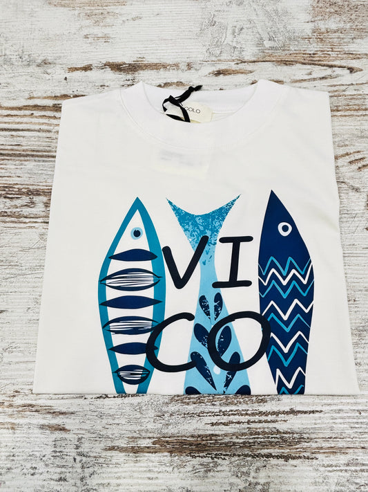 T-SHIRT SARDINE VERTICALI VICOLO
