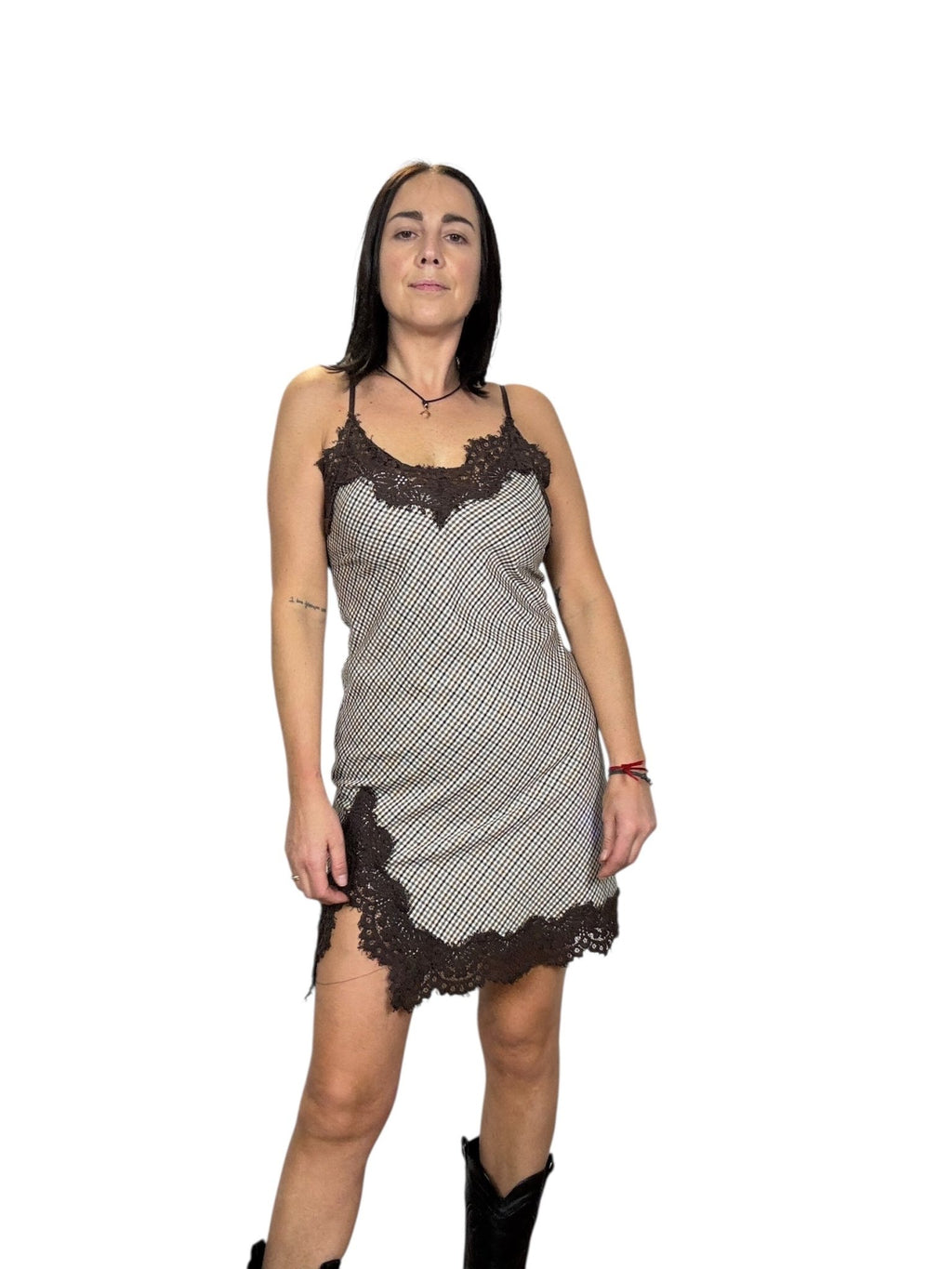 ABITO A SOTTOVESTE CHECK HAVEONE - XE BLU ABBIGLIAMENTO