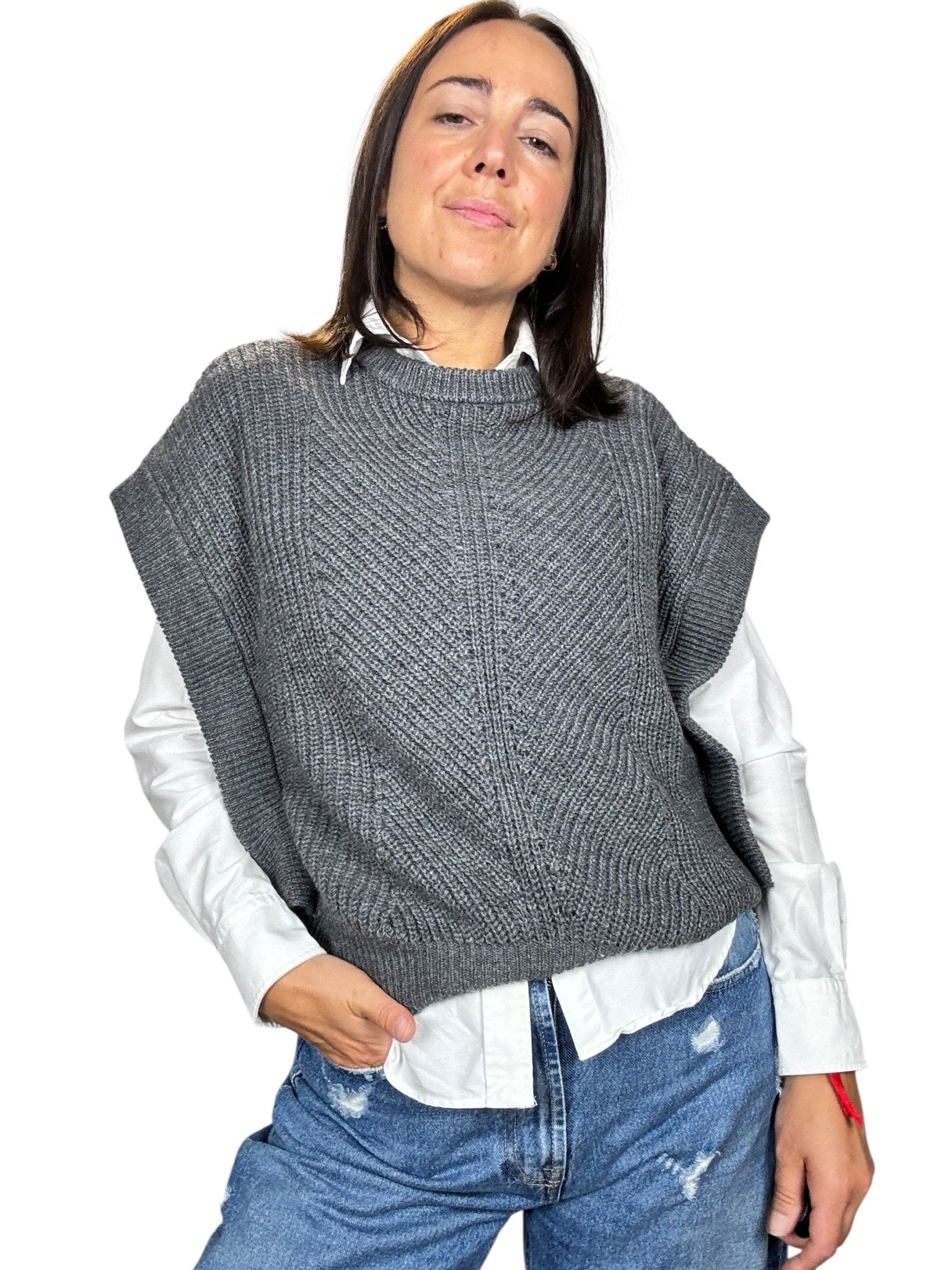 GILET CUCITURA TENSIONE IN - XE BLU ABBIGLIAMENTO