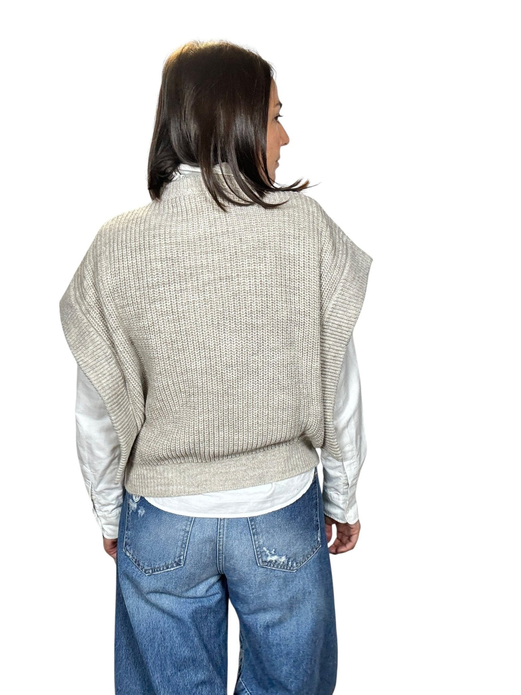 GILET CUCITURA TENSIONE IN - XE BLU ABBIGLIAMENTO