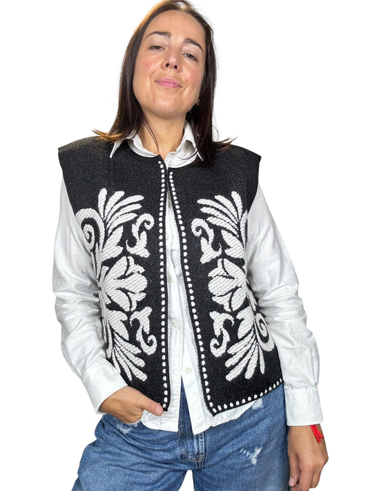 GILET A FANTASIA TENSIONE IN