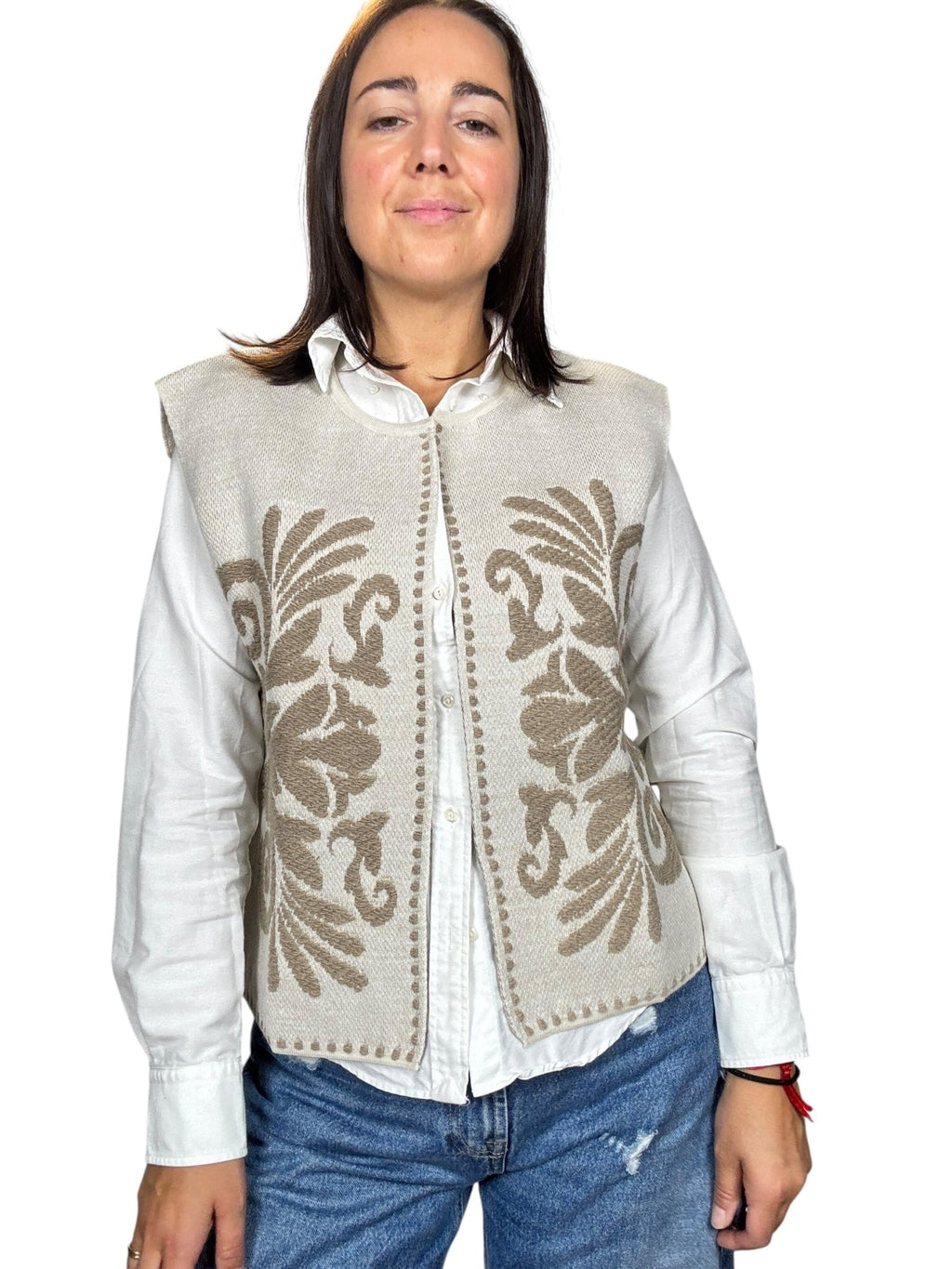 GILET A FANTASIA TENSIONE IN - XE BLU ABBIGLIAMENTO