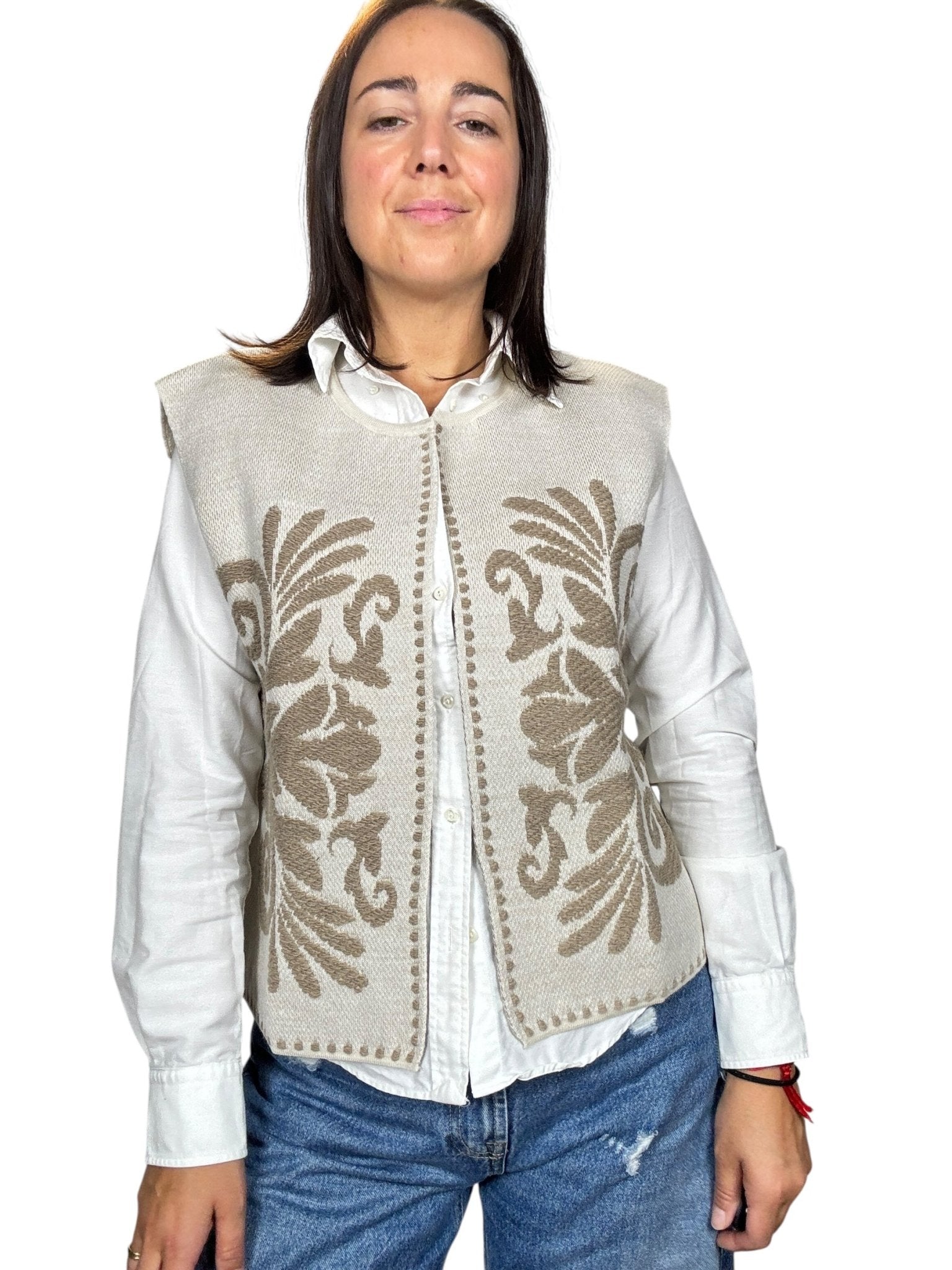 GILET A FANTASIA TENSIONE IN - XE BLU ABBIGLIAMENTO