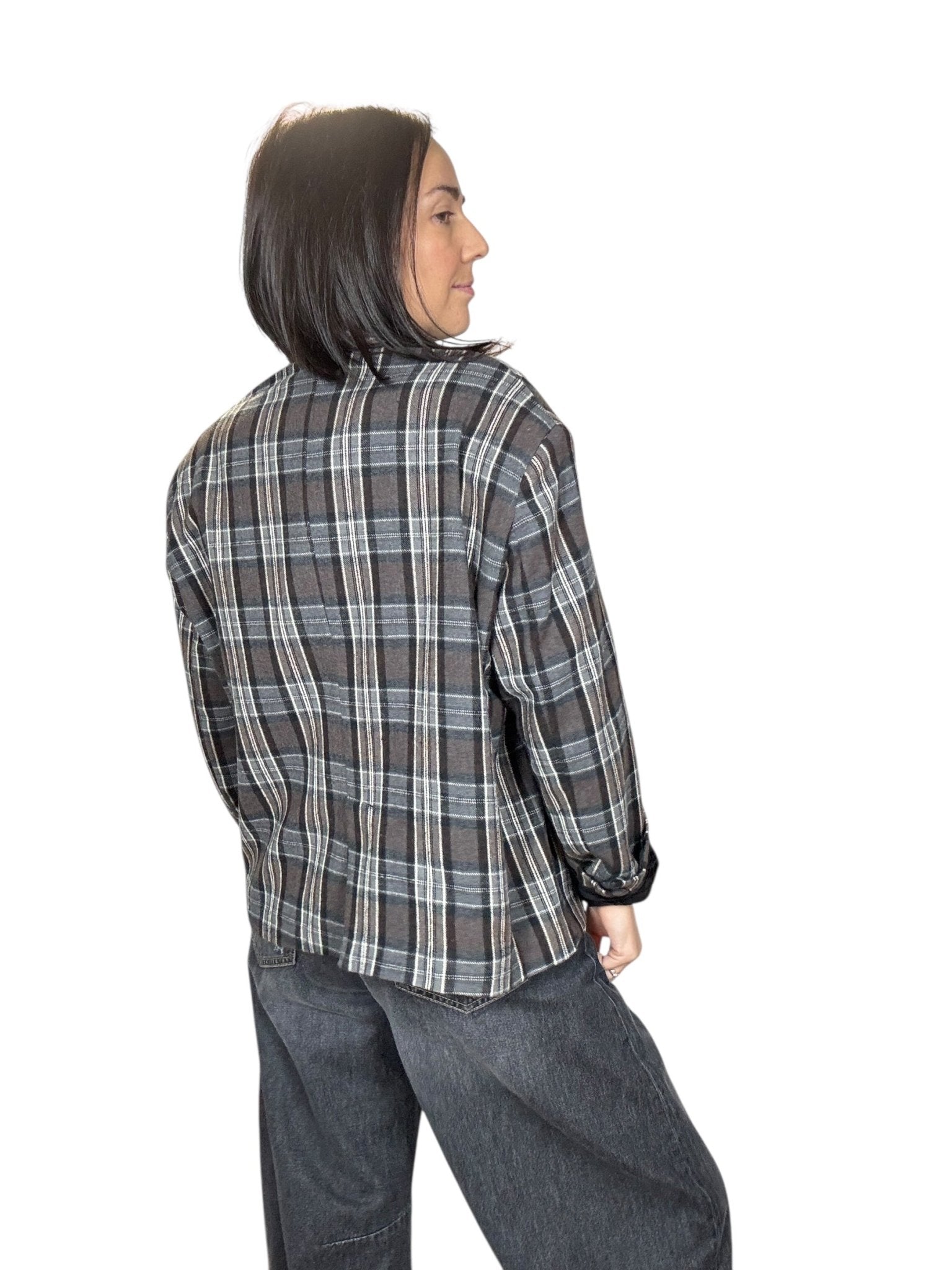 GIACCA CHECK CON CRAVATTA TENSIONE IN - XE BLU ABBIGLIAMENTO