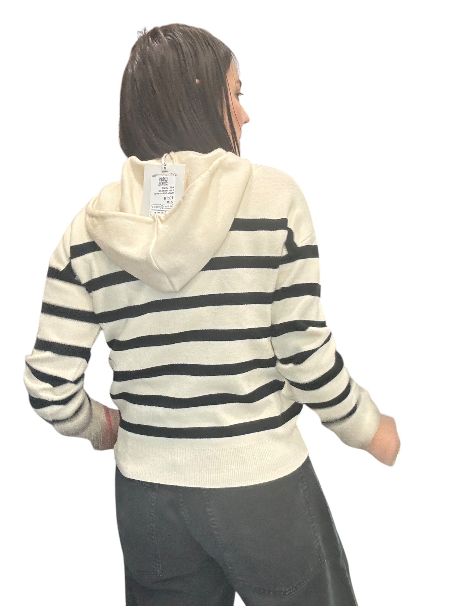 MAGLIA A RIGHE CON ORSETTO SUSY MIX