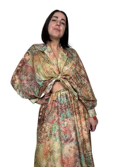 CAMICIA INCROCIATA MULTICOLOR SUSY MIX