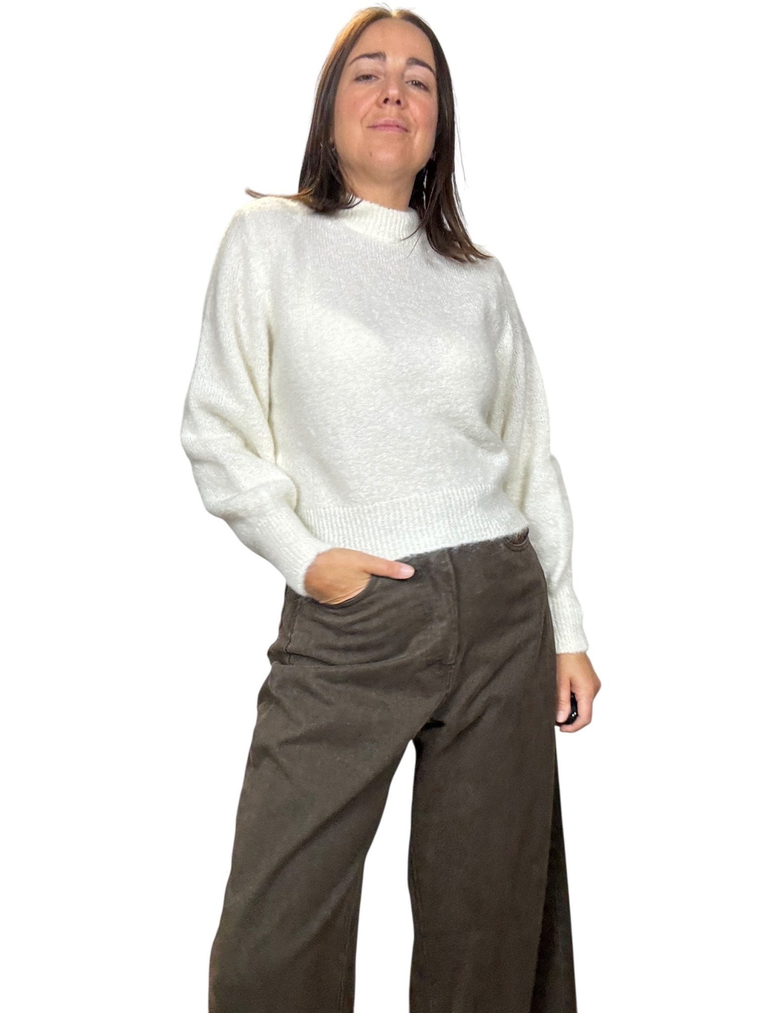 MAGLIA GIROCOLLO IN MOHAIR KONTATTO - XE BLU ABBIGLIAMENTO