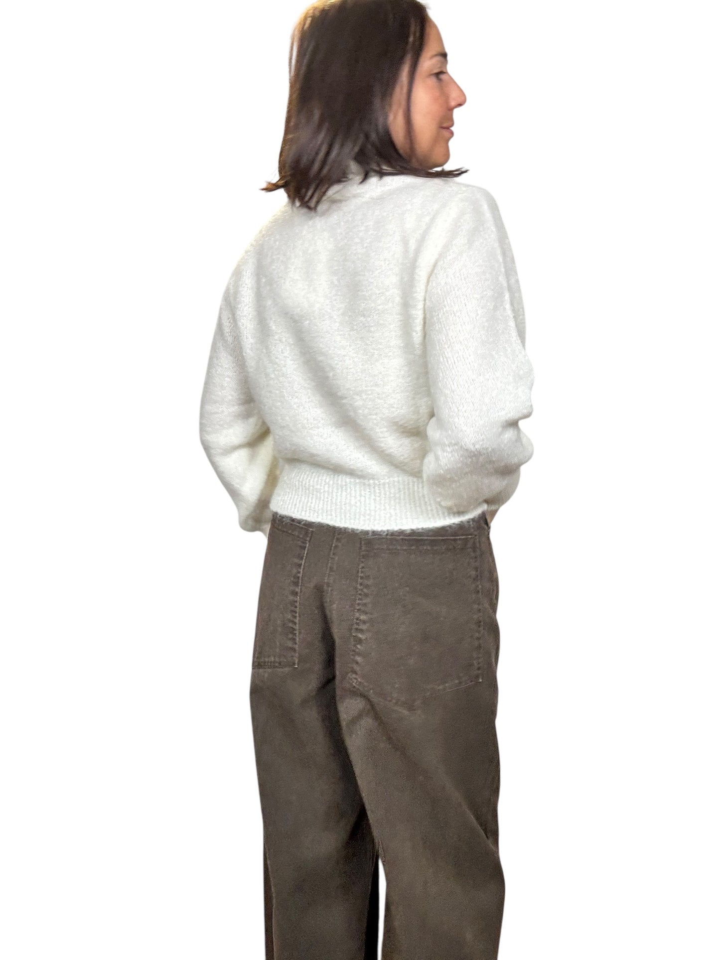 MAGLIA GIROCOLLO IN MOHAIR KONTATTO