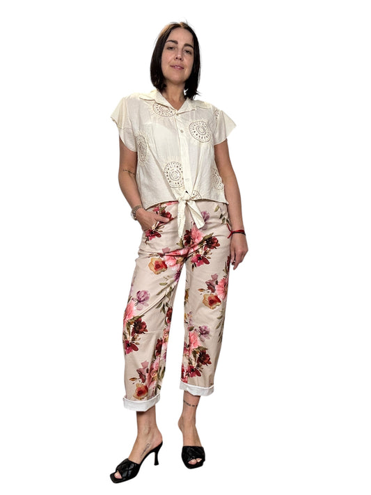 CAMICIA ANNODATA CON PAILLETTES SUSY MIX