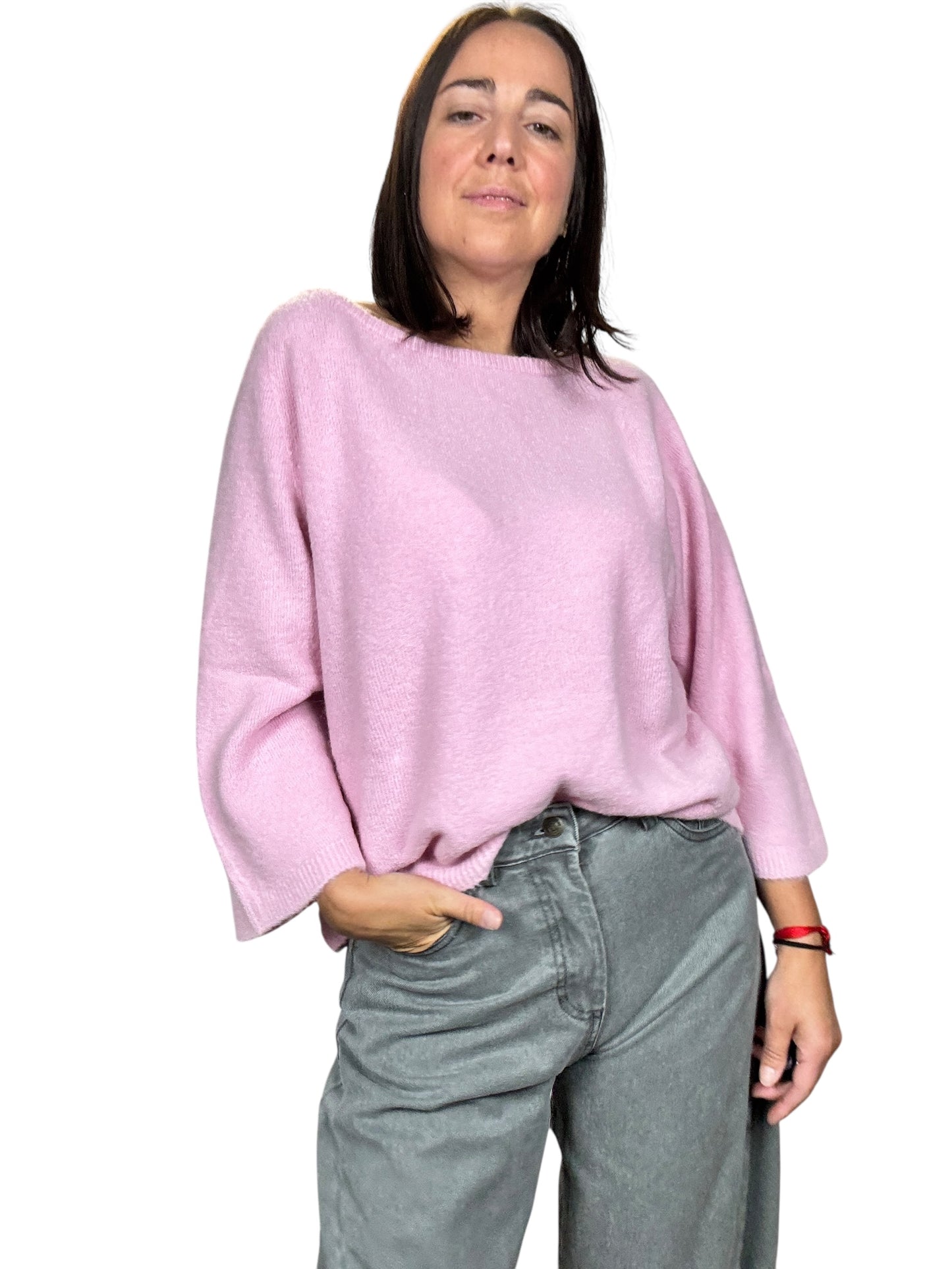 MAGLIA SCOLLO A BARCHETTA KONTATTO