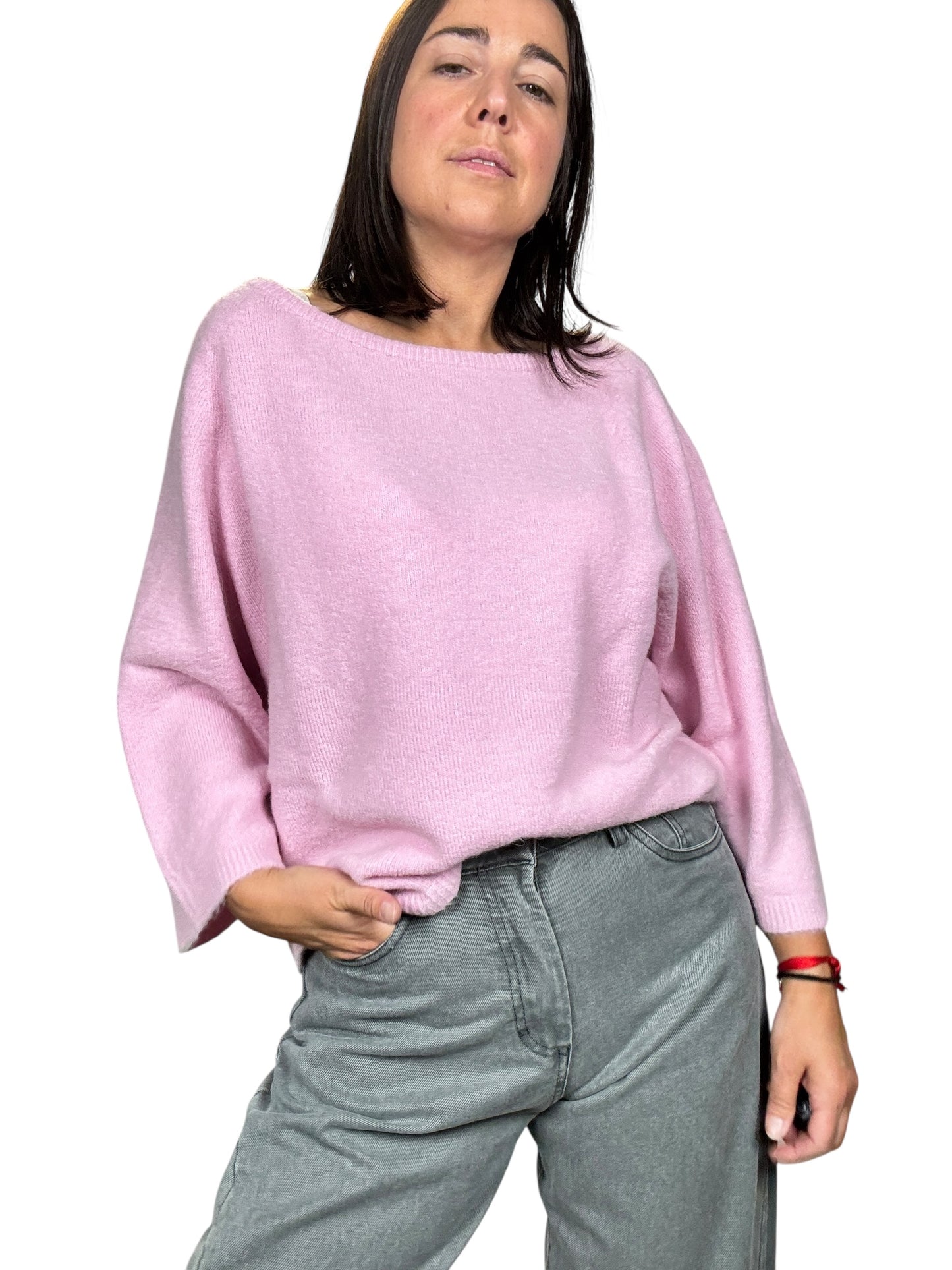 MAGLIA SCOLLO A BARCHETTA KONTATTO