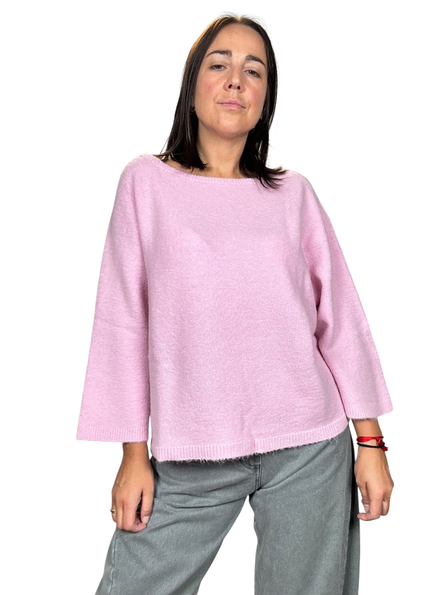 MAGLIA SCOLLO A BARCHETTA KONTATTO
