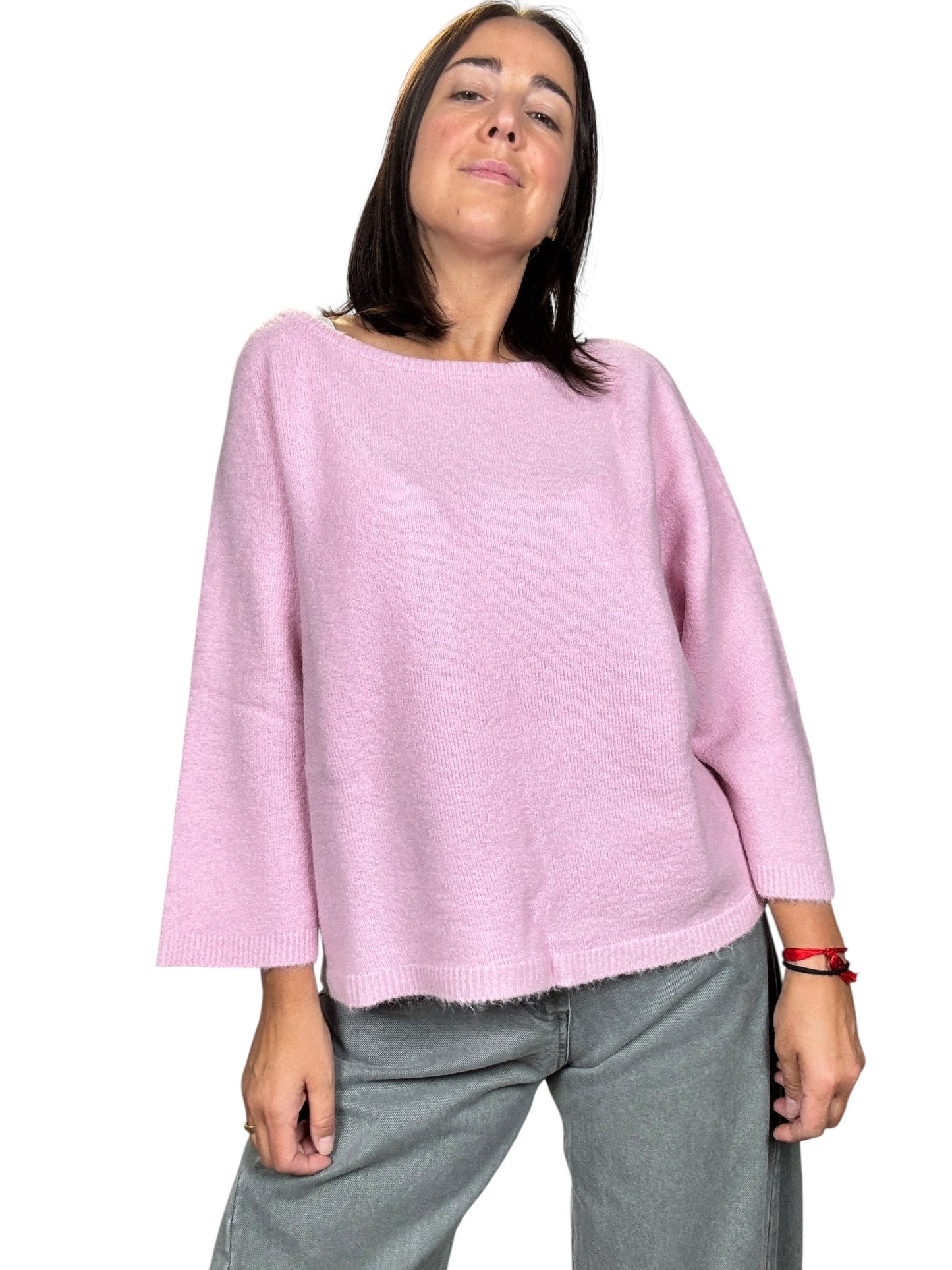 MAGLIA SCOLLO A BARCHETTA KONTATTO