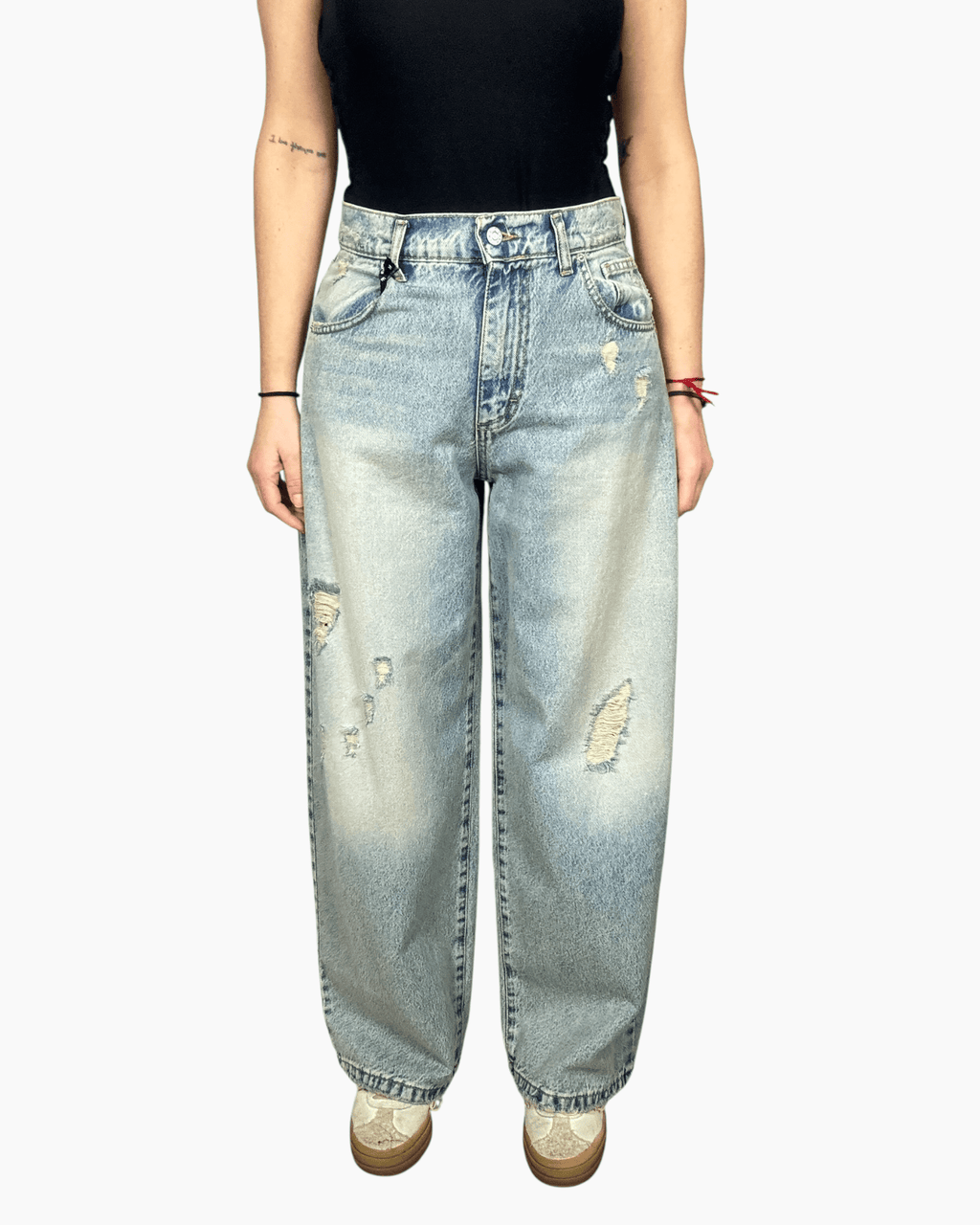 JEANS BELLA STRAPPI HAVEONE - XE BLU ABBIGLIAMENTO