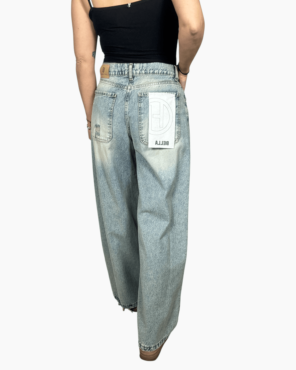 JEANS BELLA STRAPPI HAVEONE - XE BLU ABBIGLIAMENTO