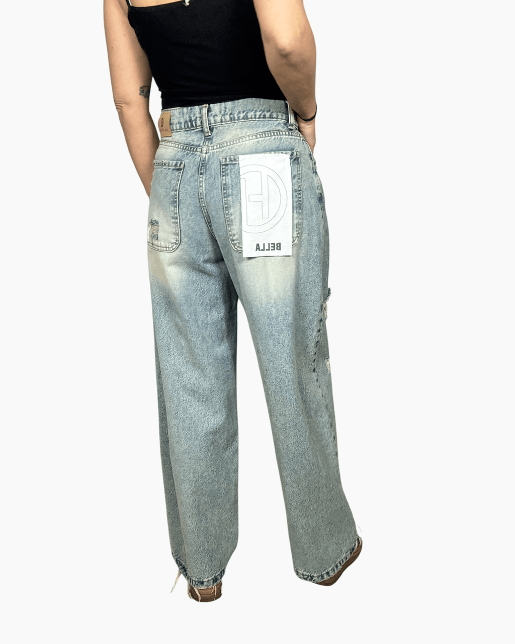 JEANS BELLA STRAPPI HAVEONE - XE BLU ABBIGLIAMENTO