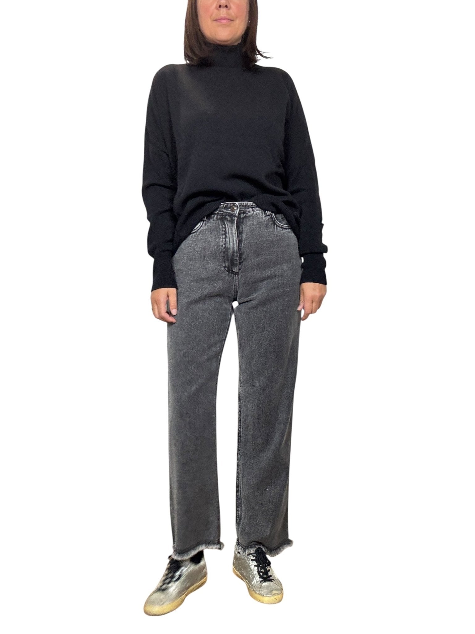 JEANS A GAMBA DRITTA TENSIONE IN - XE BLU ABBIGLIAMENTO