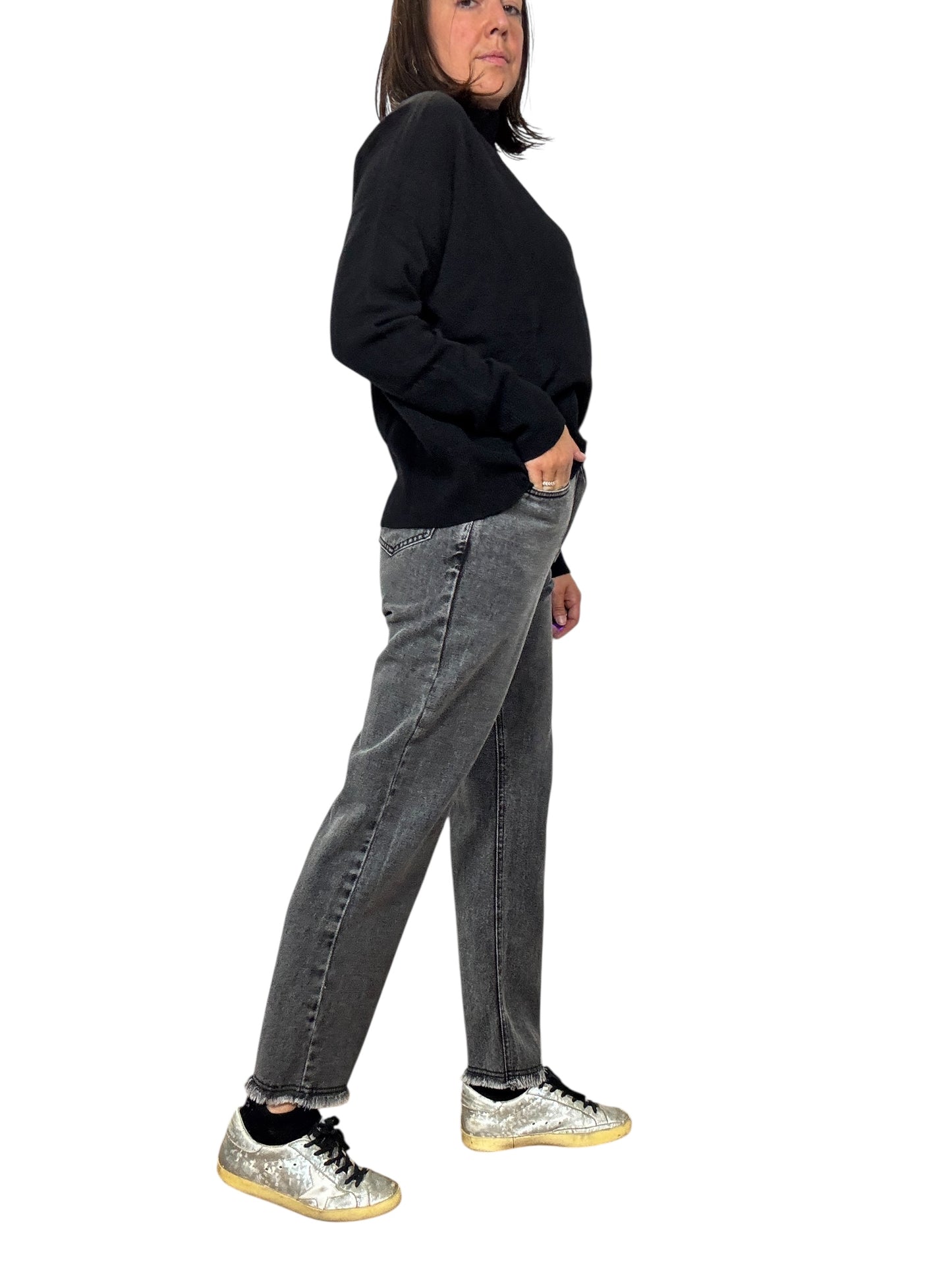 JEANS A GAMBA DRITTA TENSIONE IN