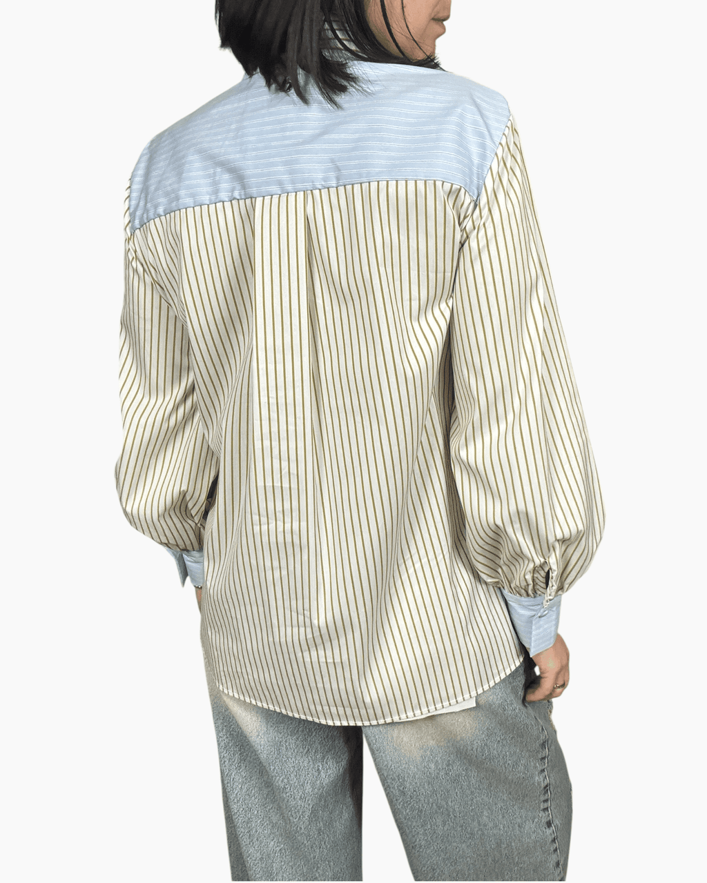 CAMICIA CON PROFILO IN CONTRASTO DIXIE - XE BLU ABBIGLIAMENTO