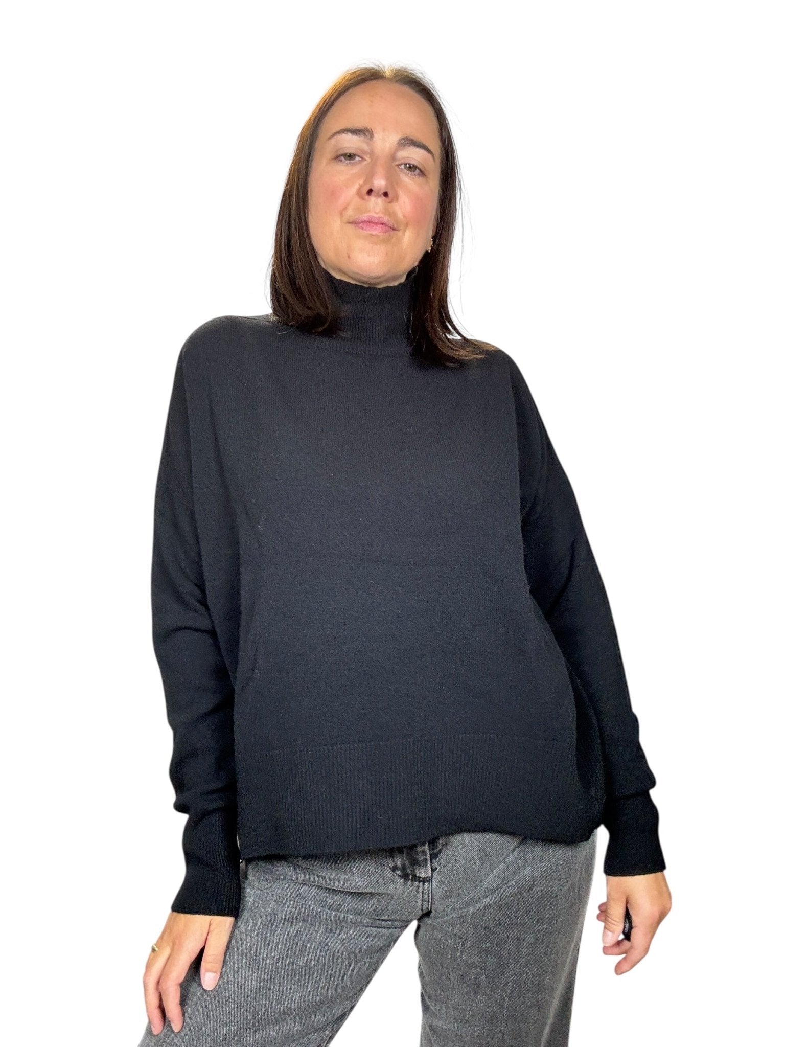 LUPETTO STONDATO MISTO LANA KONTATTO - XE BLU ABBIGLIAMENTO