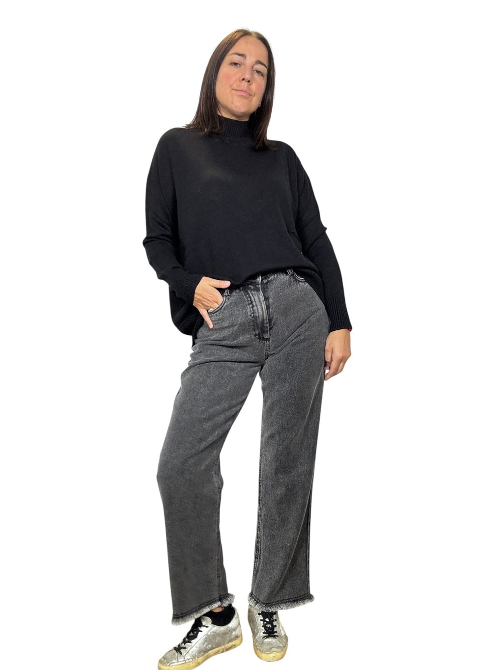 JEANS A GAMBA DRITTA TENSIONE IN - XE BLU ABBIGLIAMENTO