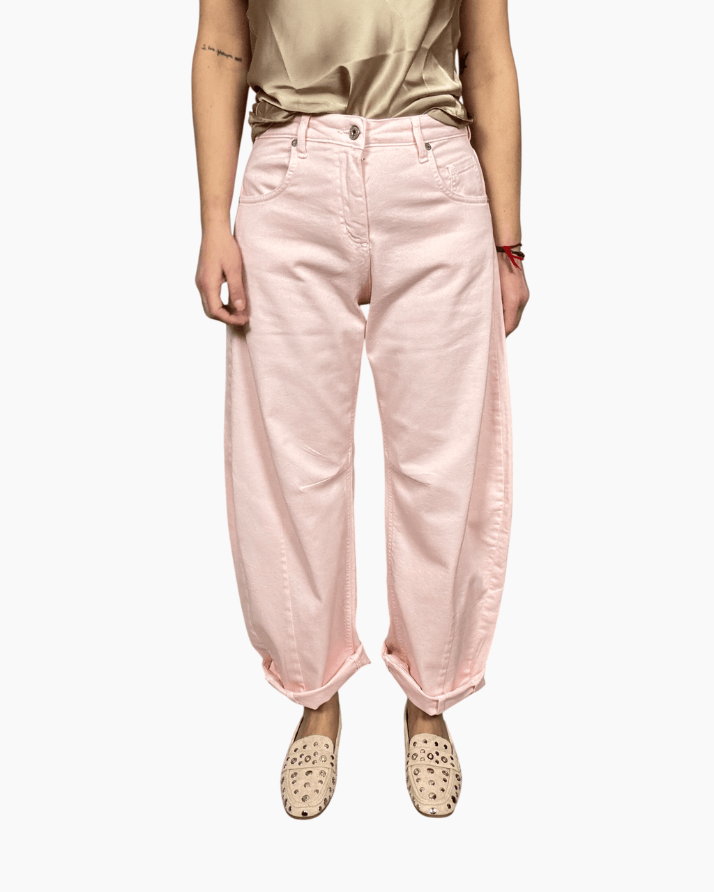 JEANS BALOON COLORATO DIXIE - XE BLU ABBIGLIAMENTO