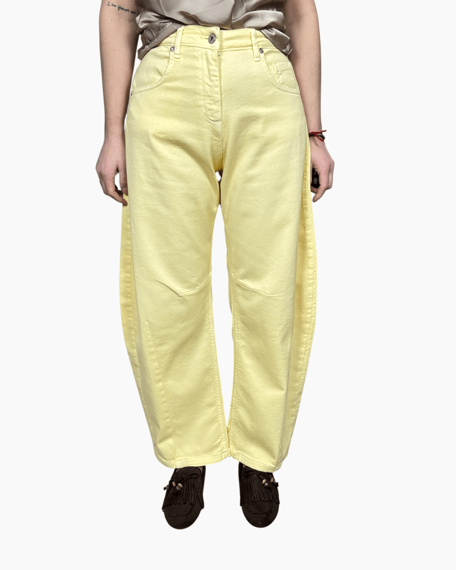 JEANS BALOON COLORATO DIXIE - XE BLU ABBIGLIAMENTO