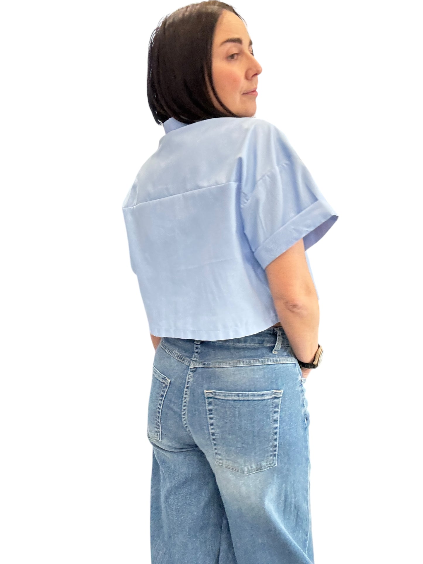 CAMICIA CROPPED TASCHE SUSY MIX