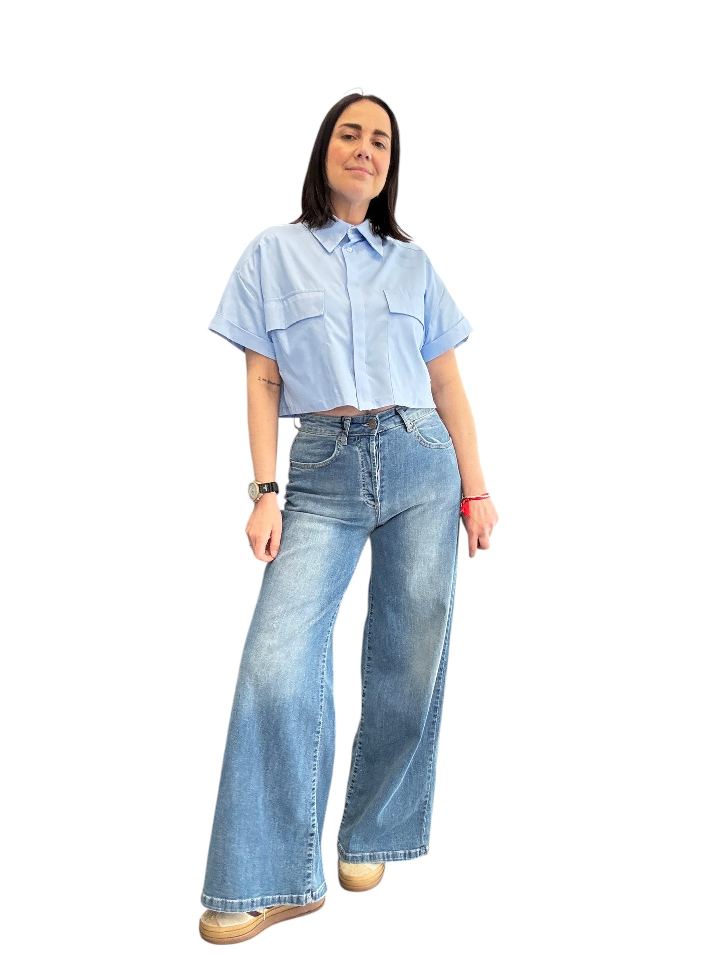 CAMICIA CROPPED TASCHE SUSY MIX