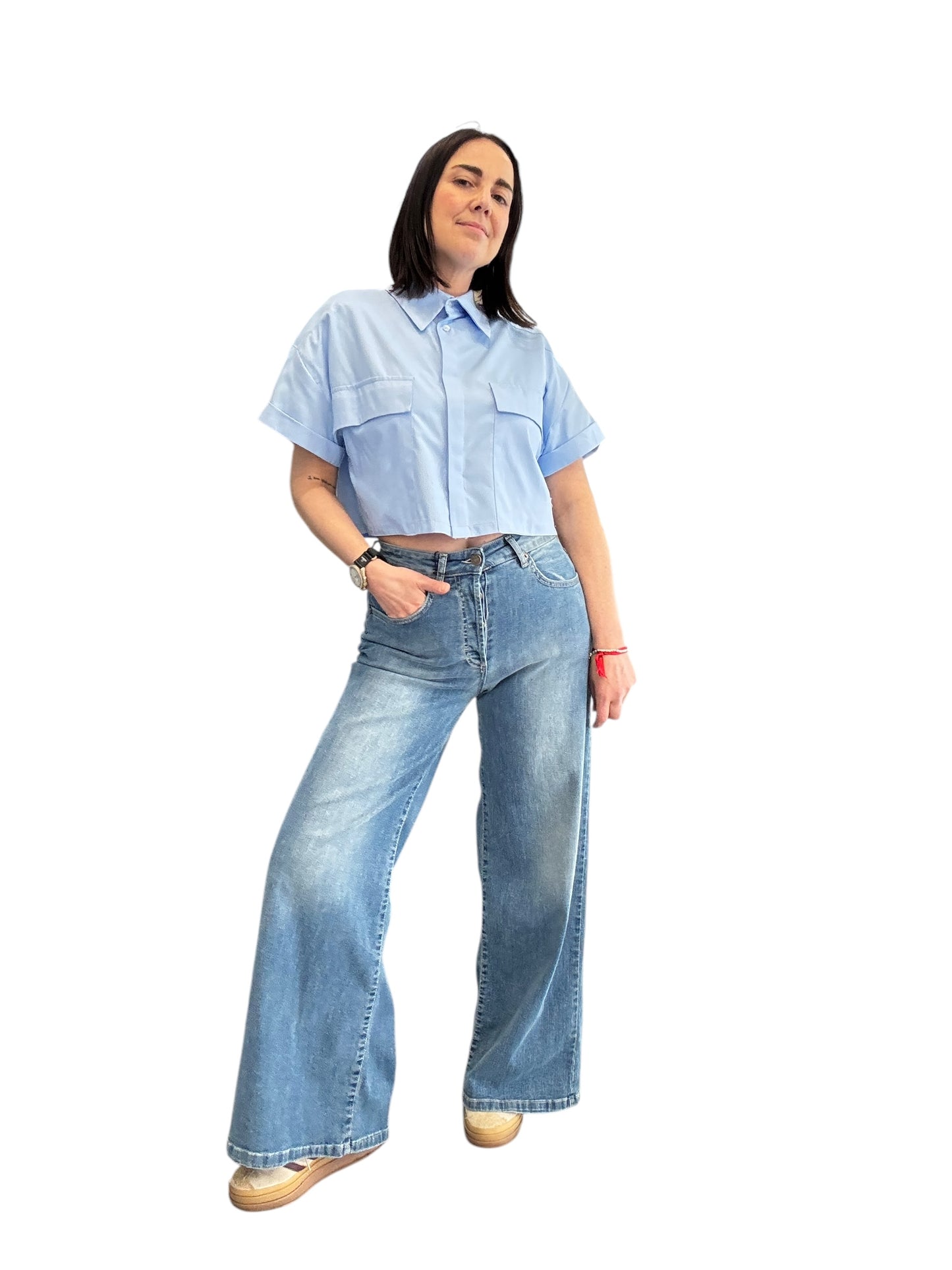 CAMICIA CROPPED TASCHE SUSY MIX