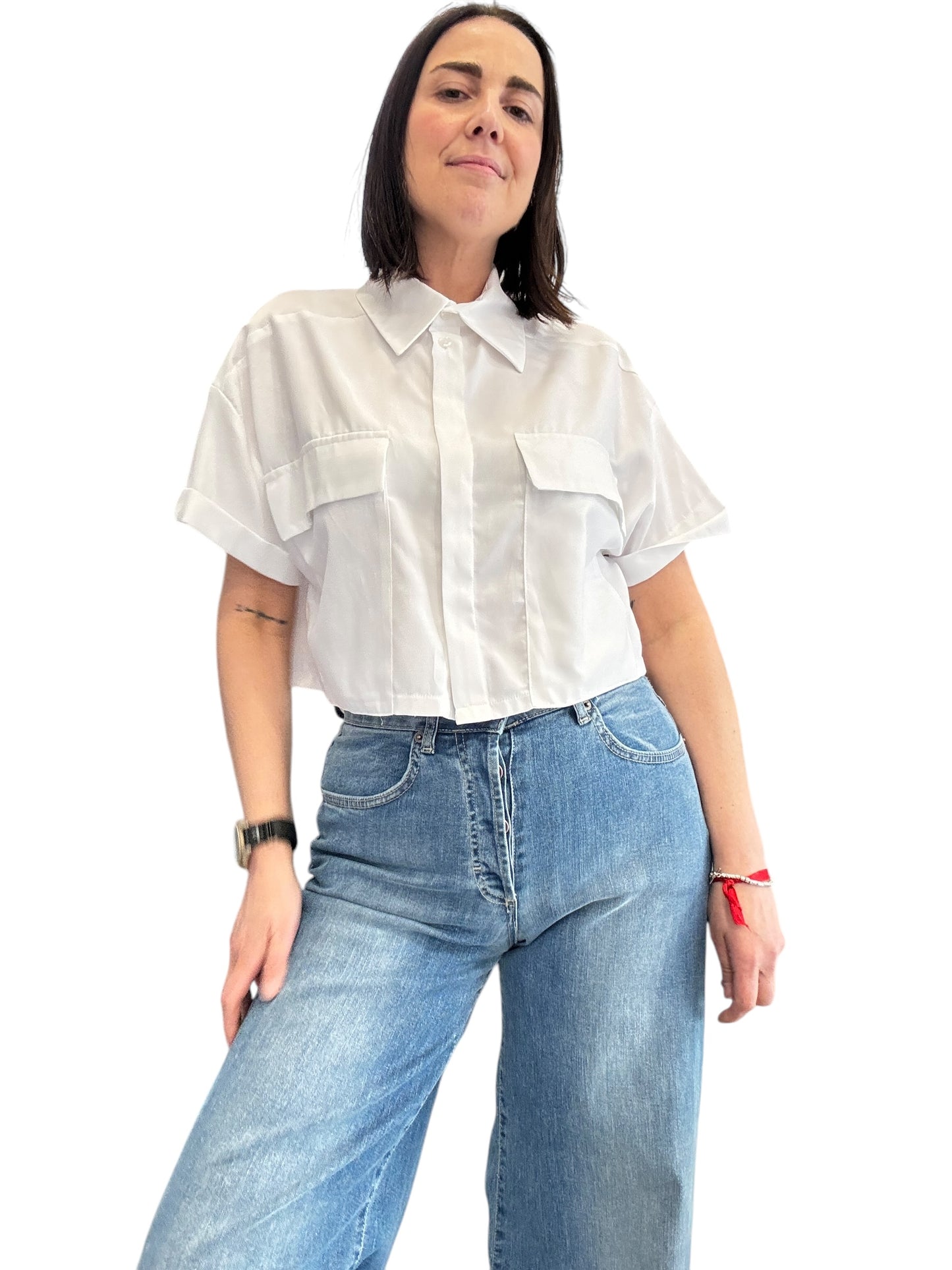 CAMICIA CROPPED TASCHE SUSY MIX