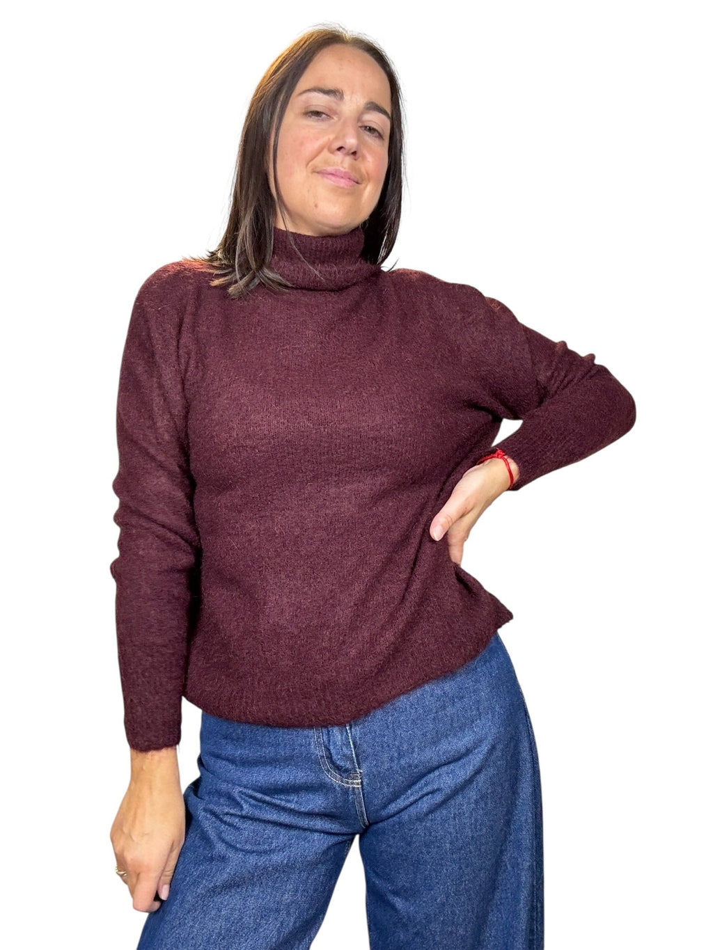 DOLCEVITA BASIC MISTO MOHAIR KONTATTO - XE BLU ABBIGLIAMENTO