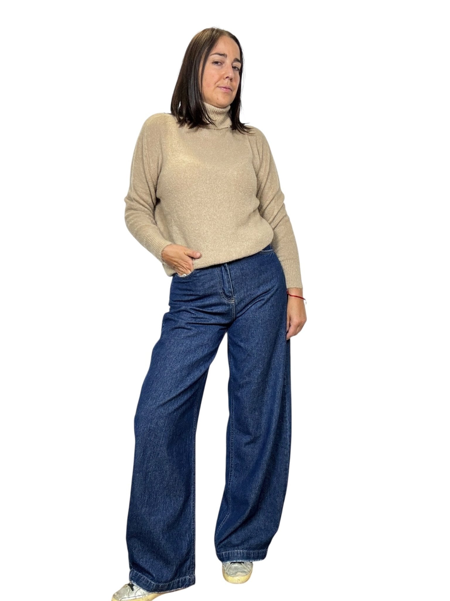 DOLCEVITA BASIC MISTO MOHAIR KONTATTO - XE BLU ABBIGLIAMENTO