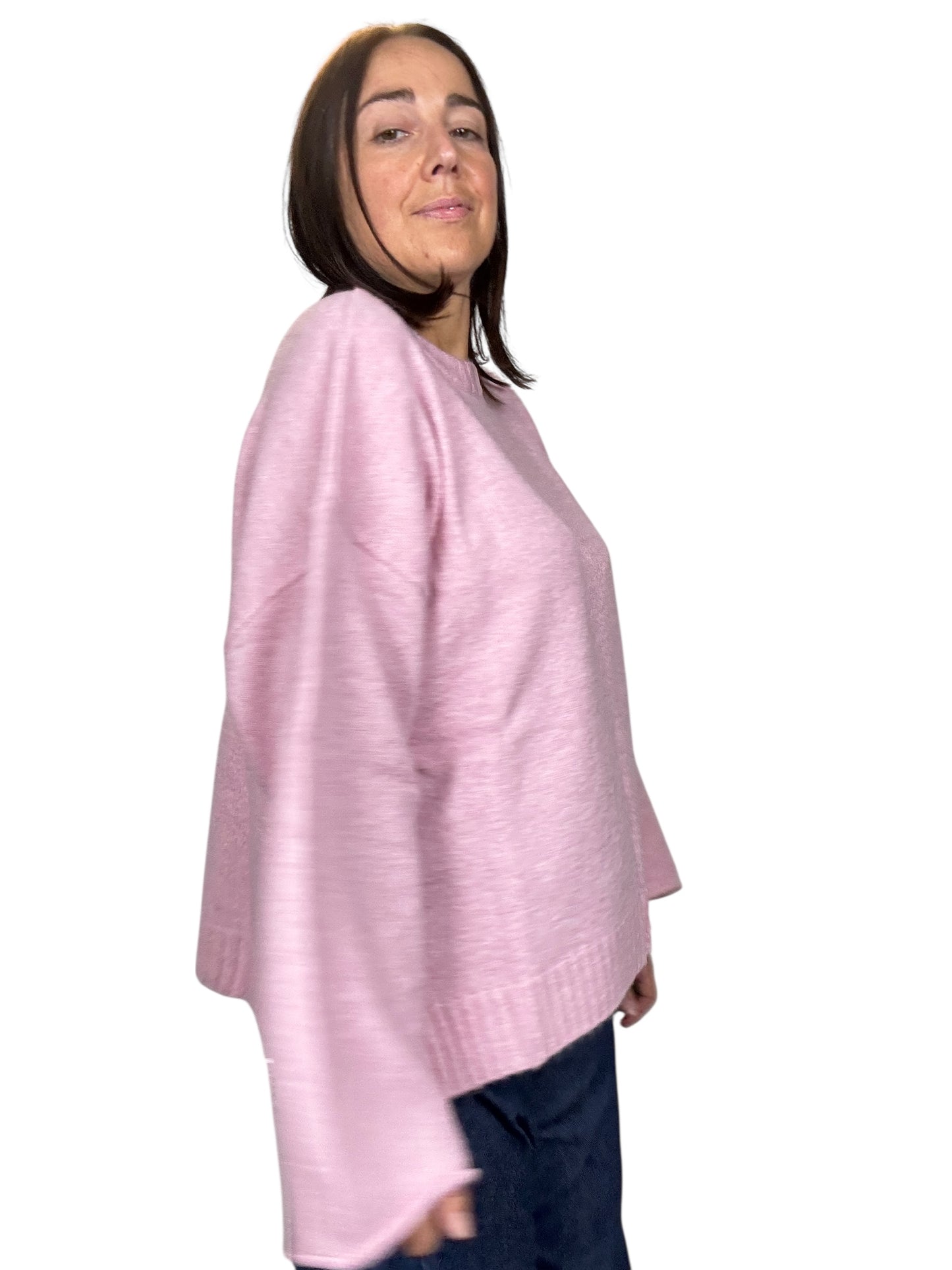 MAGLIA GIROCOLLO OVER CON MANICA LARGA KONTATTO