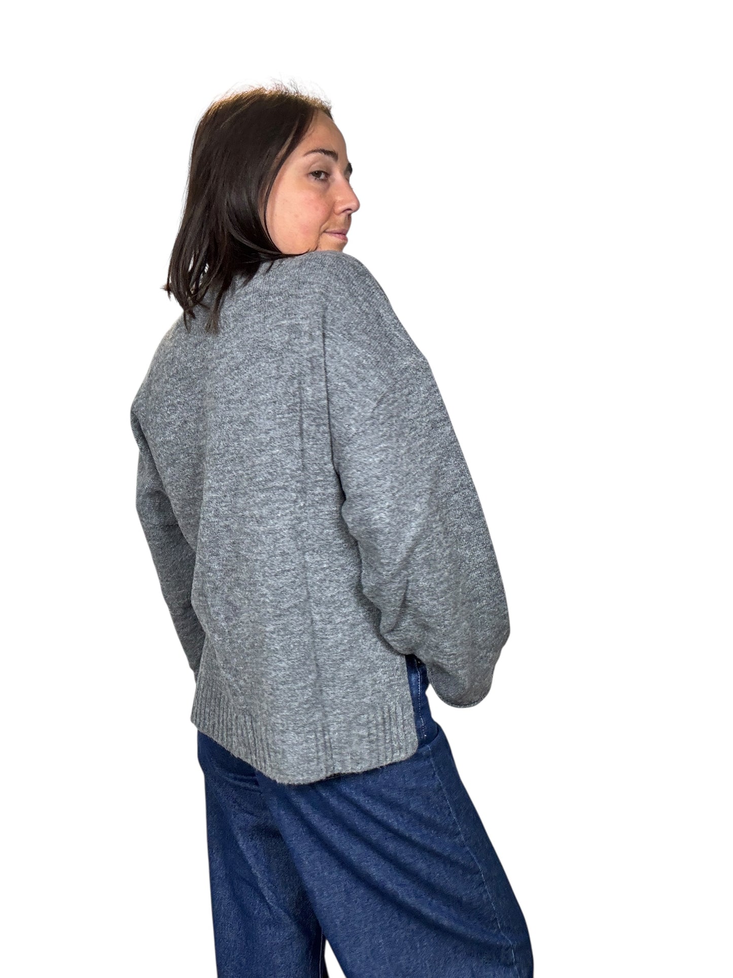 MAGLIA GIROCOLLO OVER CON MANICA LARGA KONTATTO