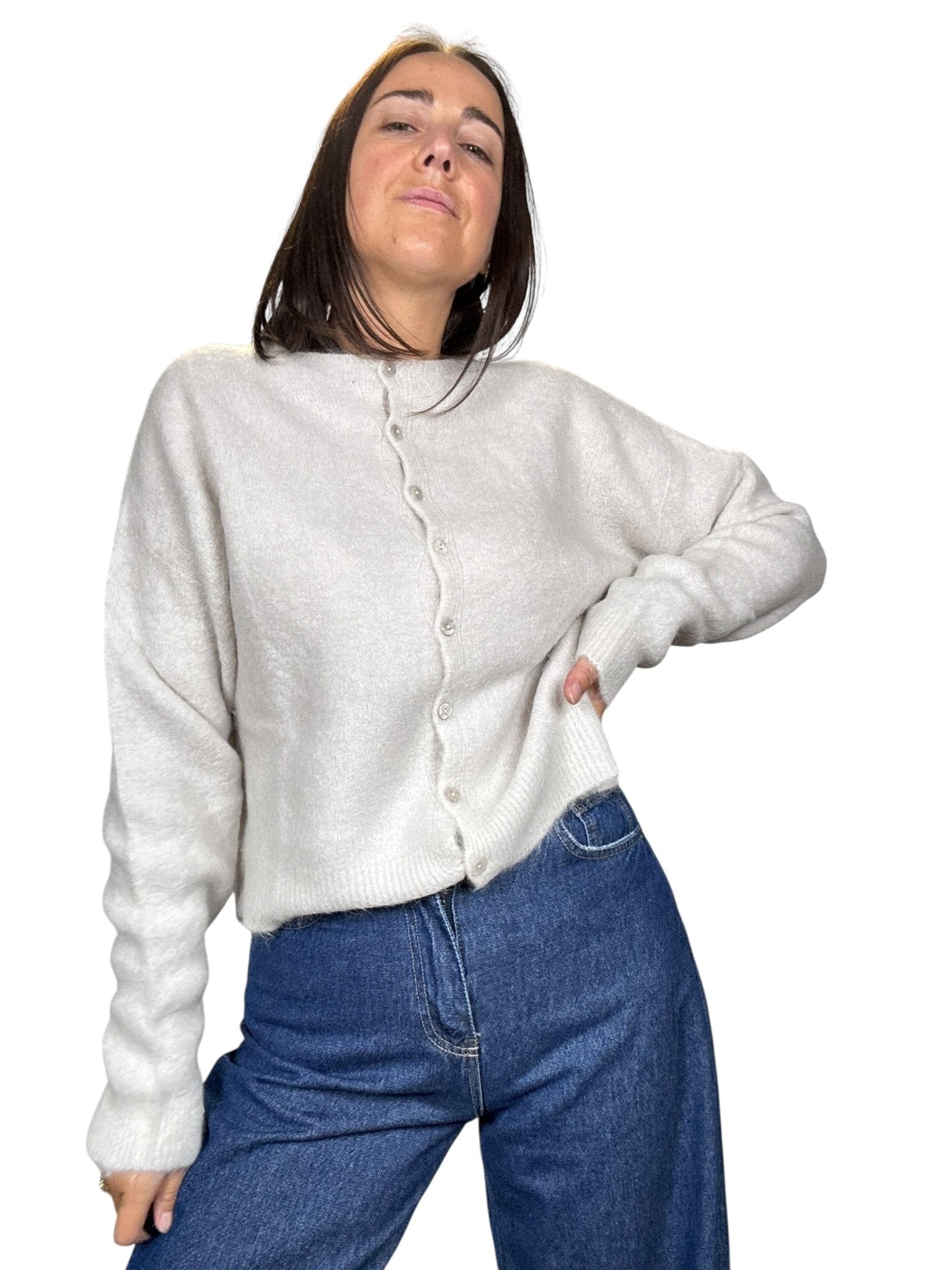 GIACCHINA A COREANA BOTTONI PICCOLO KONTATTO - XE BLU ABBIGLIAMENTO