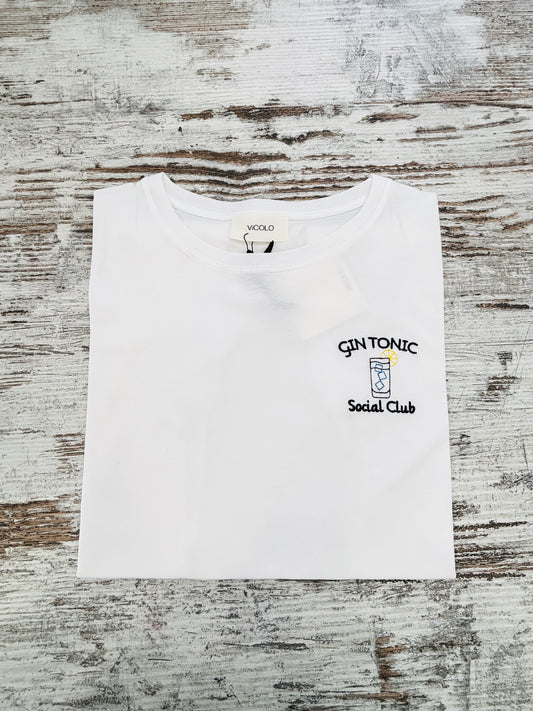 T-SHIRT GIN TONIC SOCIAL CLUB VICOLO